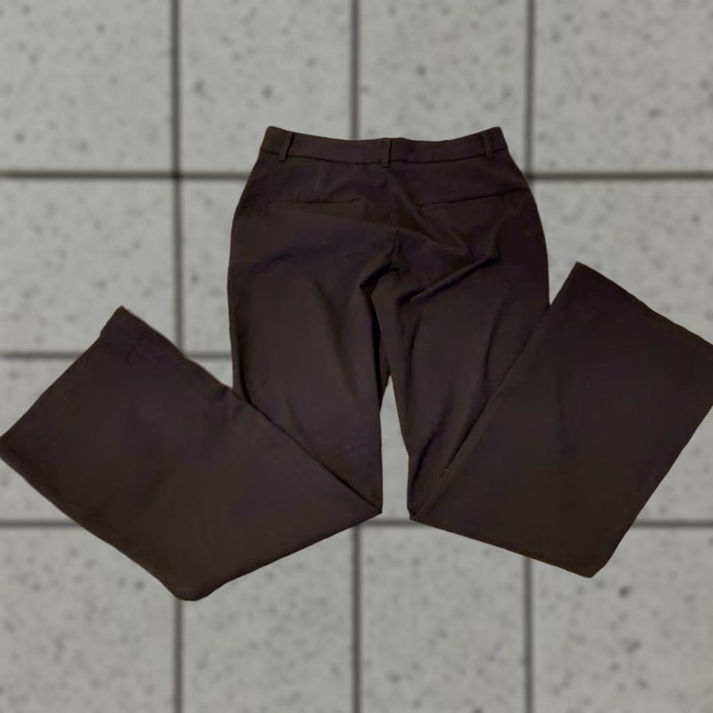 Banana Republic Womens Banana Republic Dress Pants 4P Black Flat Front Chino Trousers Slacks Size 27" / US 4 / IT 40 - 1 Thumbnail