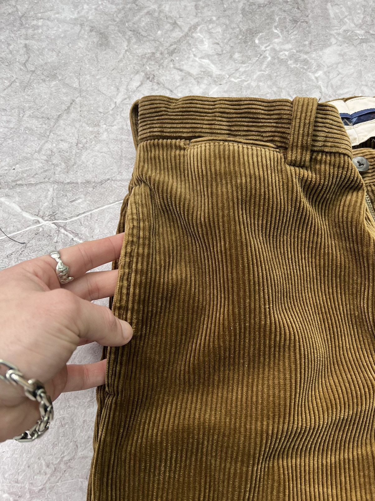 Polo Ralph Lauren × Vintage Vintage Velvet Corduroy Polo Ralph Lauren Baggy Pants Size US 34 / EU 50 - 8 Thumbnail