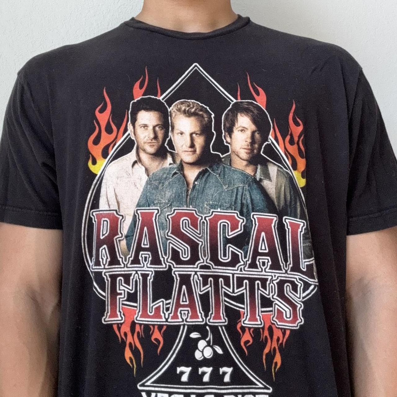 Band Tees × Vintage Rascal Flatts Las Vegas Tour Graphics Black Tee Shirt Size US L / EU 52-54 / 3 - 3 Thumbnail