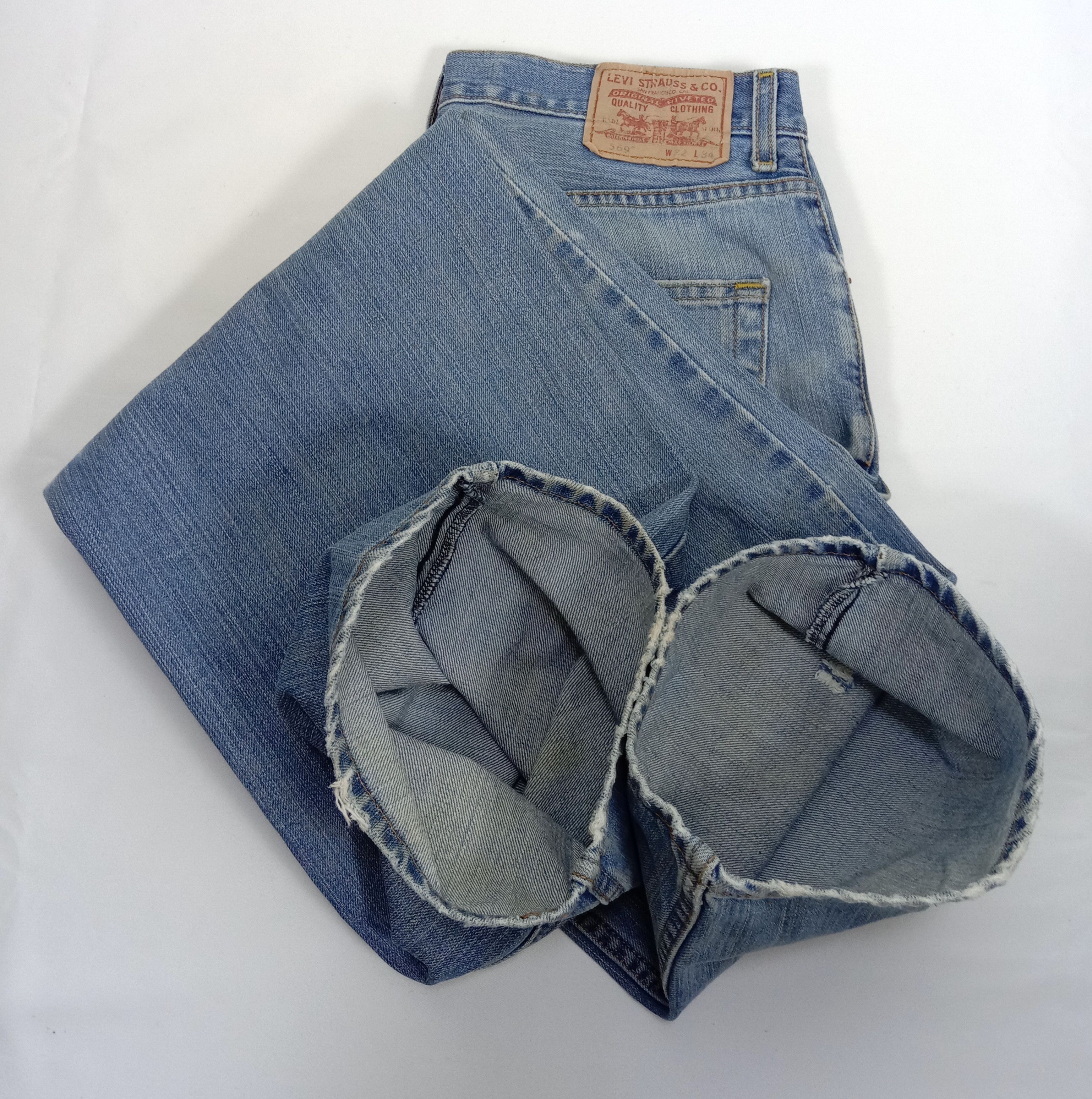 Levi's Vintage Levi's 569 Jeans Dirty Wash Loose Straight Denim Size US 32 / EU 48 - 16 Thumbnail