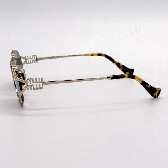 Miu Miu NEW MIU MIU SMU 52Y ZVN5D1 OVAL MU 52YS ZVN5D1 WOMEN SUNGLAS Size ONE SIZE - 6 Thumbnail