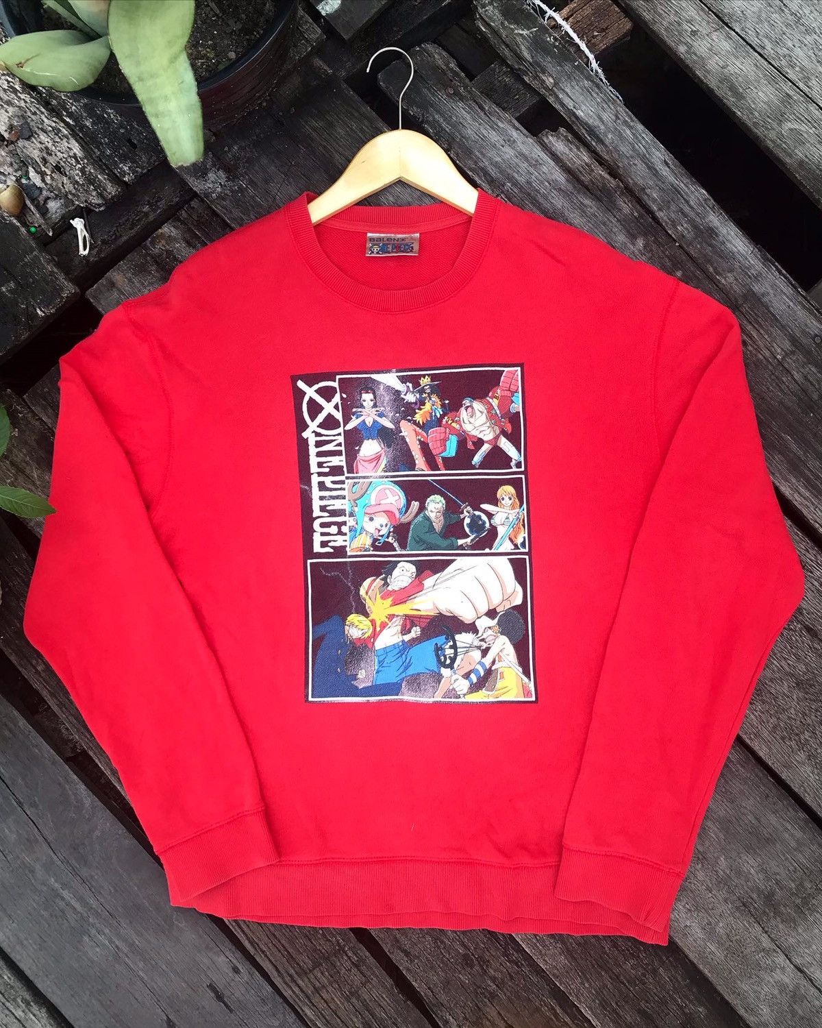 image of Anima x Vintage One Piece X Baleno Sweartshirt in Red, Men's (Size 2XL)