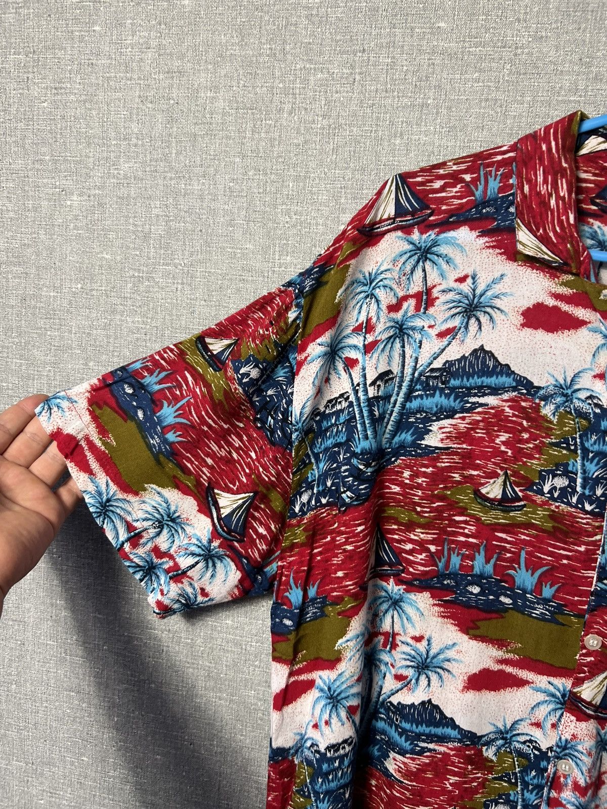 Fubu × Vintage Rare FUBU All Over Printed Hawaiian Button Shirt 100% Rayon Size US XL / EU 56 / 4 - 4 Thumbnail