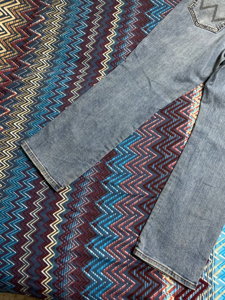 Vintage × Wrangler Crazy baggy Y2K wrangler faded distressed carpenter pants Size US 34 / EU 50 - 8 Thumbnail
