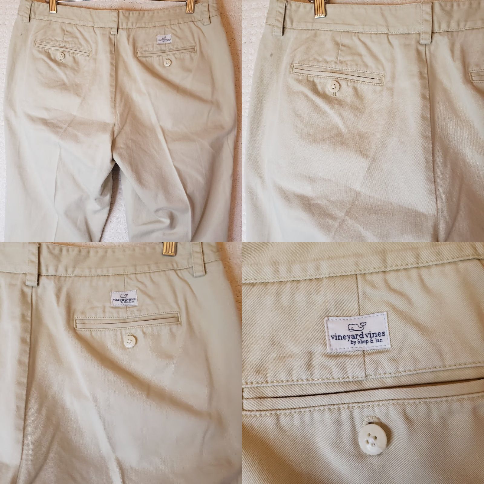 Vineyard Vines Vineyard Vines Pants Mens 36x32 Tan Flat Front Slim Fit Club Pant Chino Beige Solid Casual X-Large? Size US 36 / EU 52 - 8 Thumbnail
