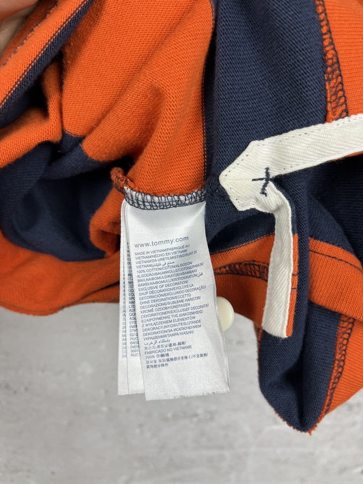 Tommy Hilfiger × Vintage Vintage Tommy Hilfiger Striped Rugby Preppy Shirt Size US S / EU 44-46 / 1 - 7 Thumbnail