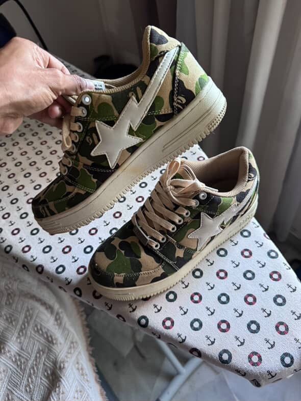 Bape ABC Camo Bapesta Size US 8 / EU 41 - 2 Thumbnail
