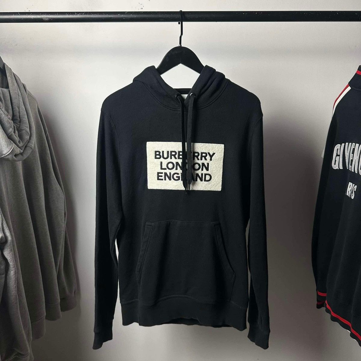 Burberry BURBERRY WOOL LOGO HOODIE Size US XS / EU 42 / 0 - 1 Thumbnail