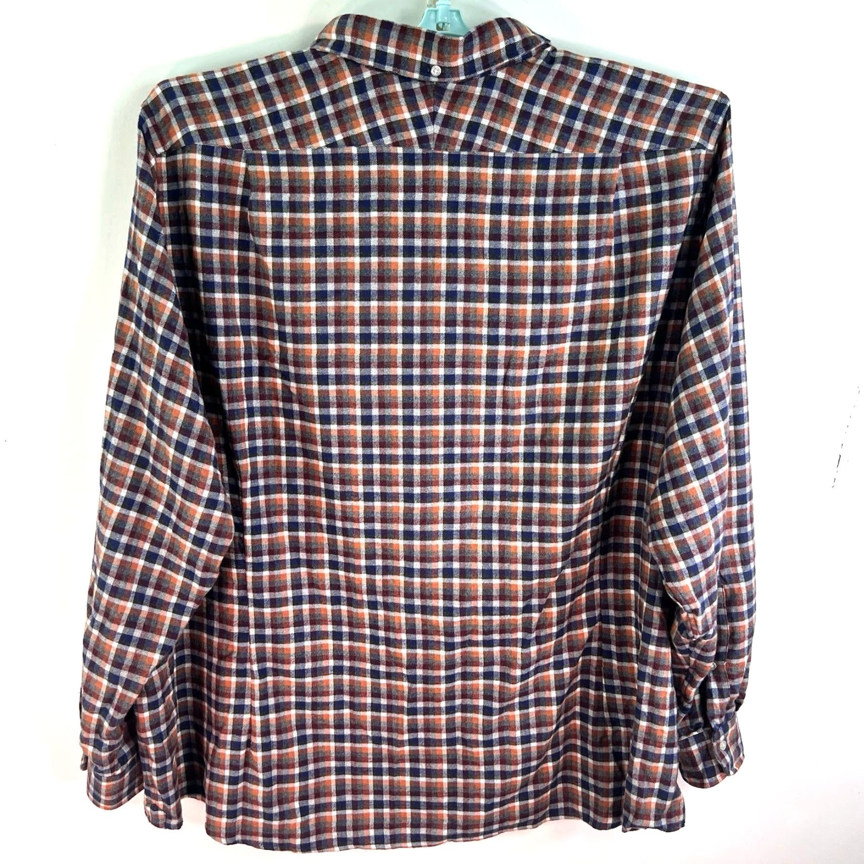 CLOT VINTAGE Cloth Plaid Flannel Button-Down Shirt Men's Size 4XL Cotton Casual Long Sleeve Size US XXL / EU 58 / 5 - 7 Thumbnail