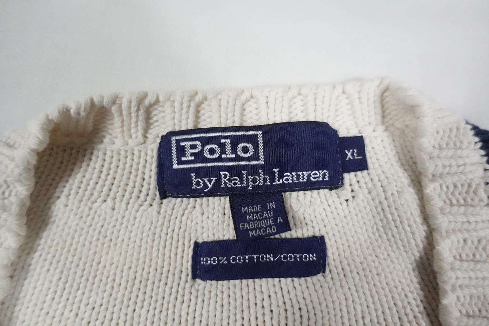 Polo Ralph Lauren Polo Ralph Lauren Sweater Jumper Cricket Cable Vintage XL Size US XL / EU 56 / 4 - 3 Thumbnail