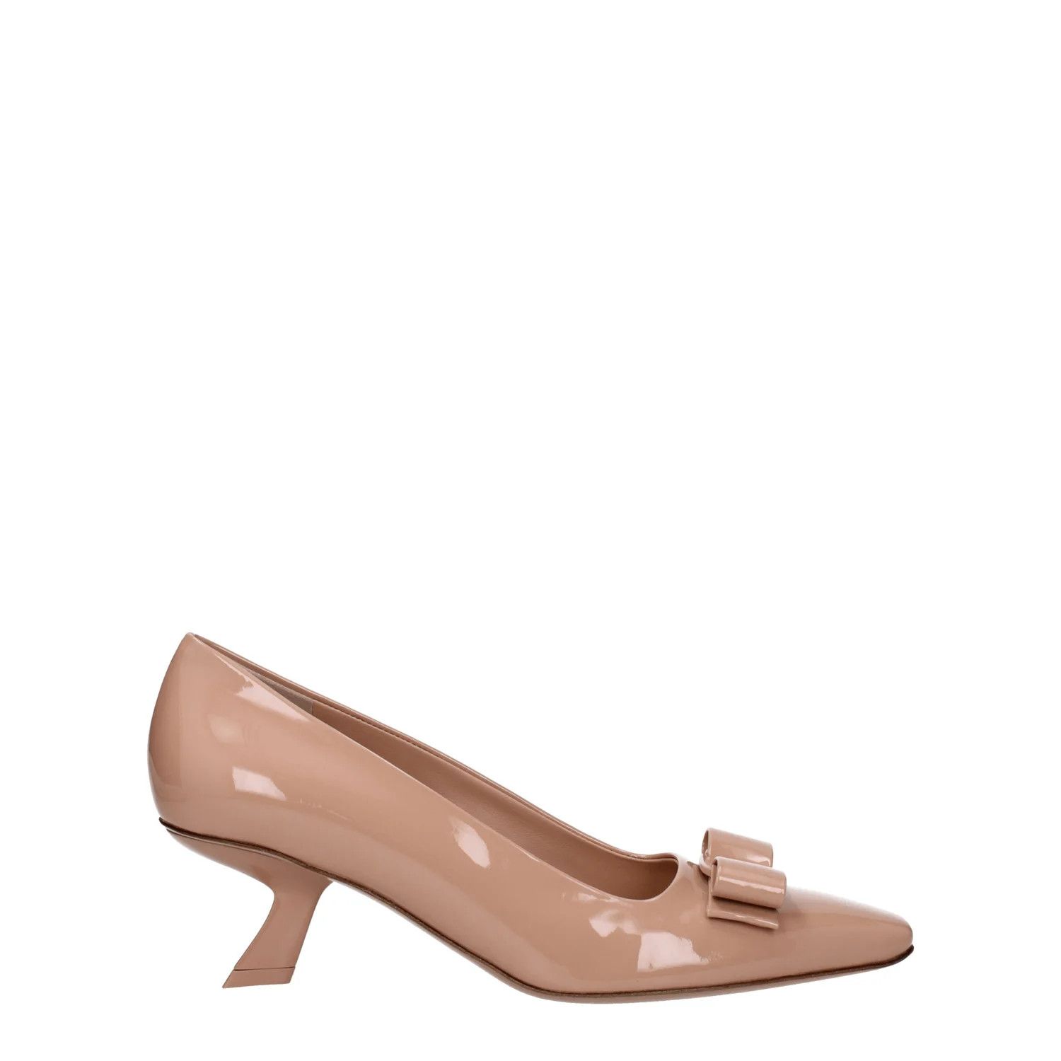 Salvatore Ferragamo ob1o1e1224 Patent Leather Pumps in Beige Size US 9.5 / IT 39.5 - 1 Thumbnail