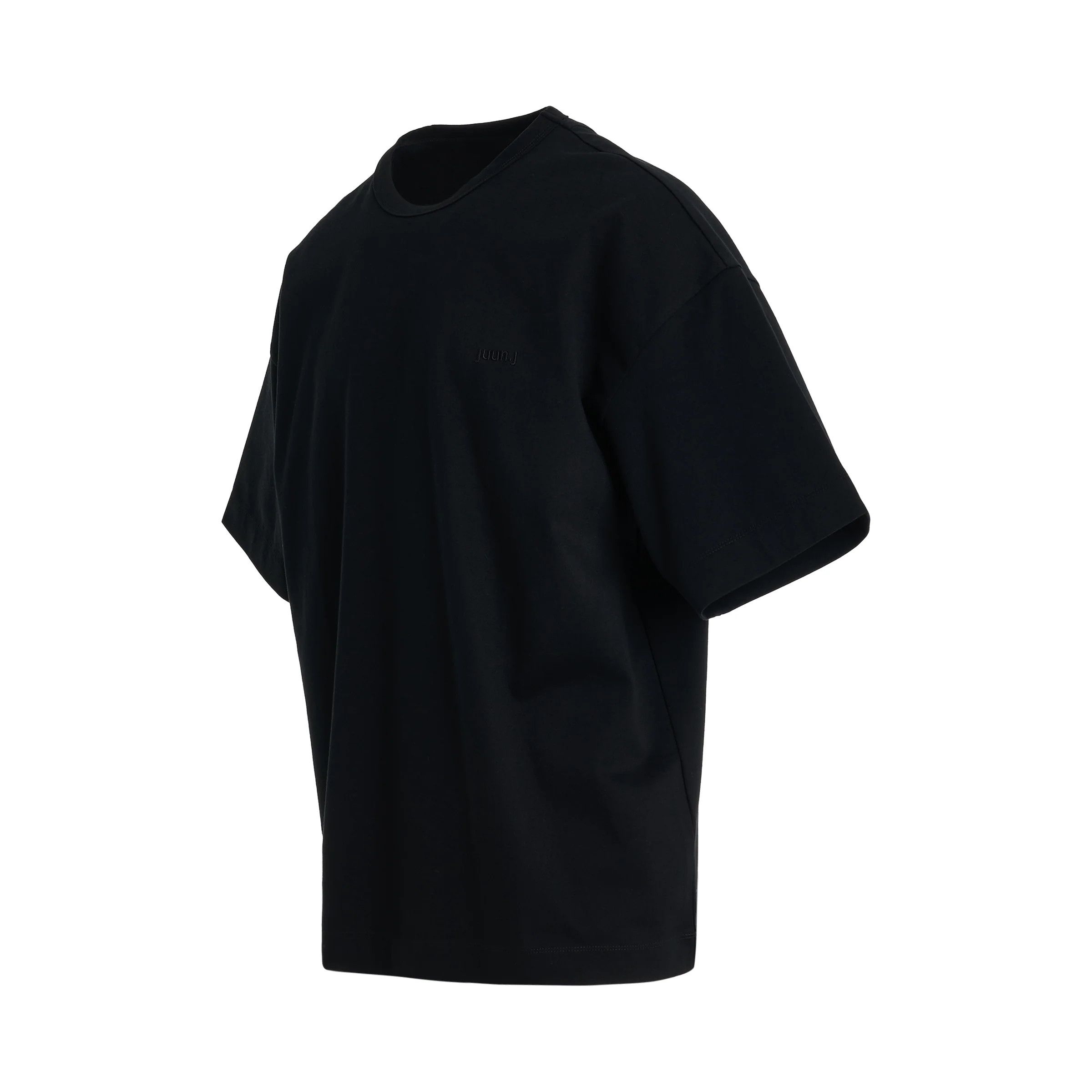 Juun.J o1mris0824 Embroidered T-Shirt in Black Size US S / EU 44-46 / 1 - 2 Thumbnail