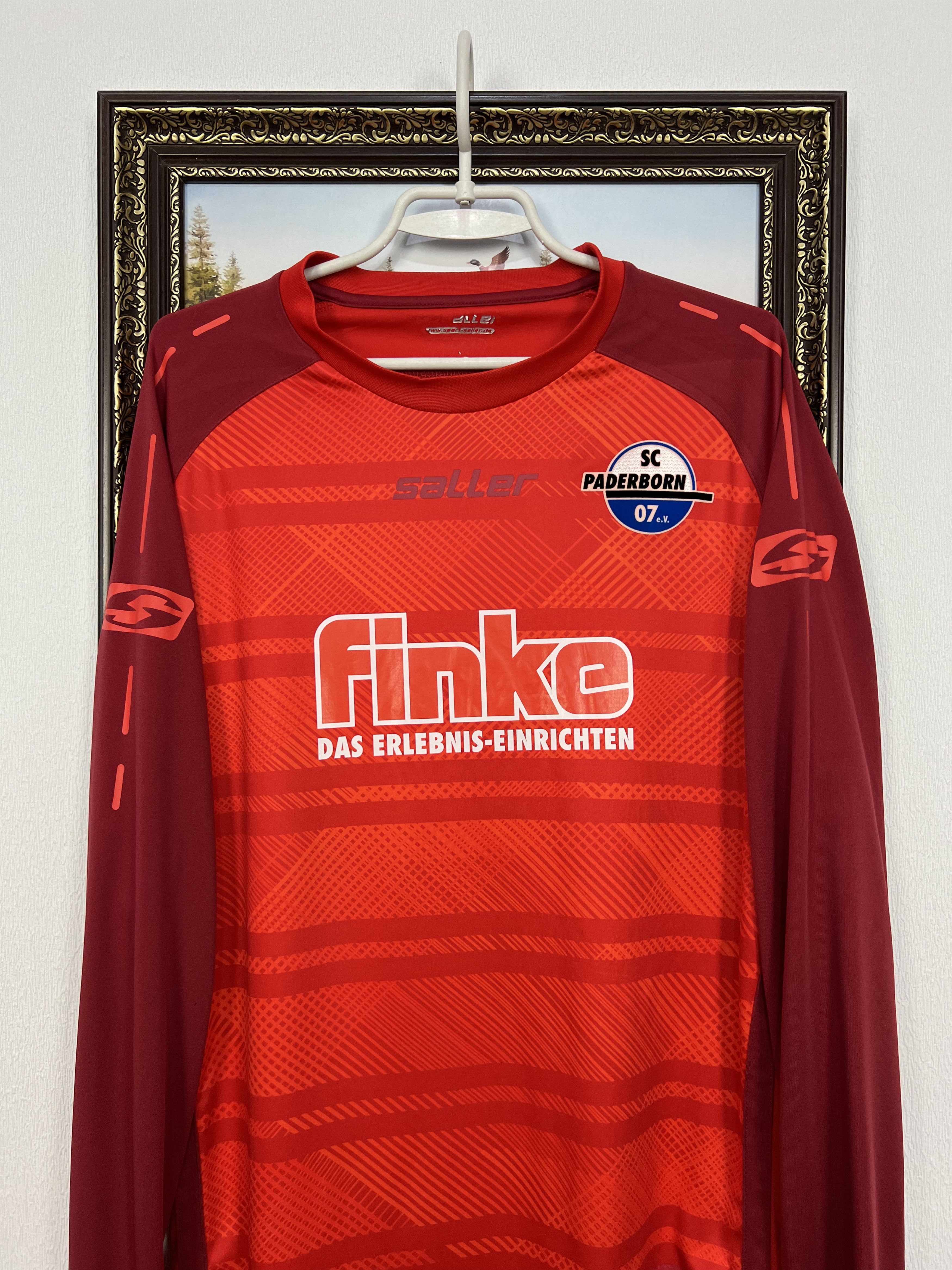 Puma Paderborn Away football Shirt Long Sleeve #20 Player Issue Size US L / EU 52-54 / 3 - 2 Thumbnail