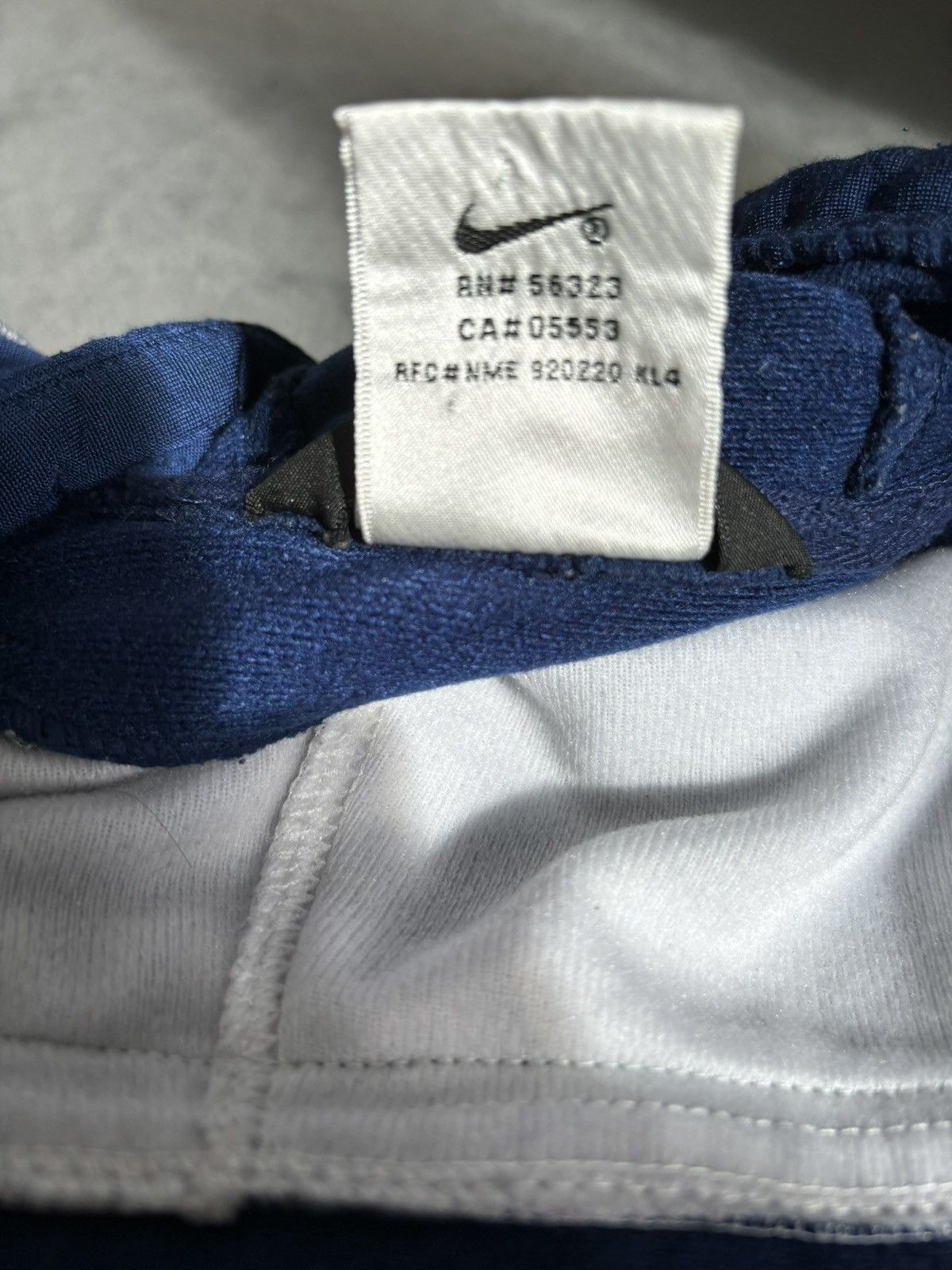 Nike × Nike ACG × Vintage Vintage 80s Navy Nike Zip Hooded Tracksuit Top Size US XL / EU 56 / 4 - 5 Thumbnail