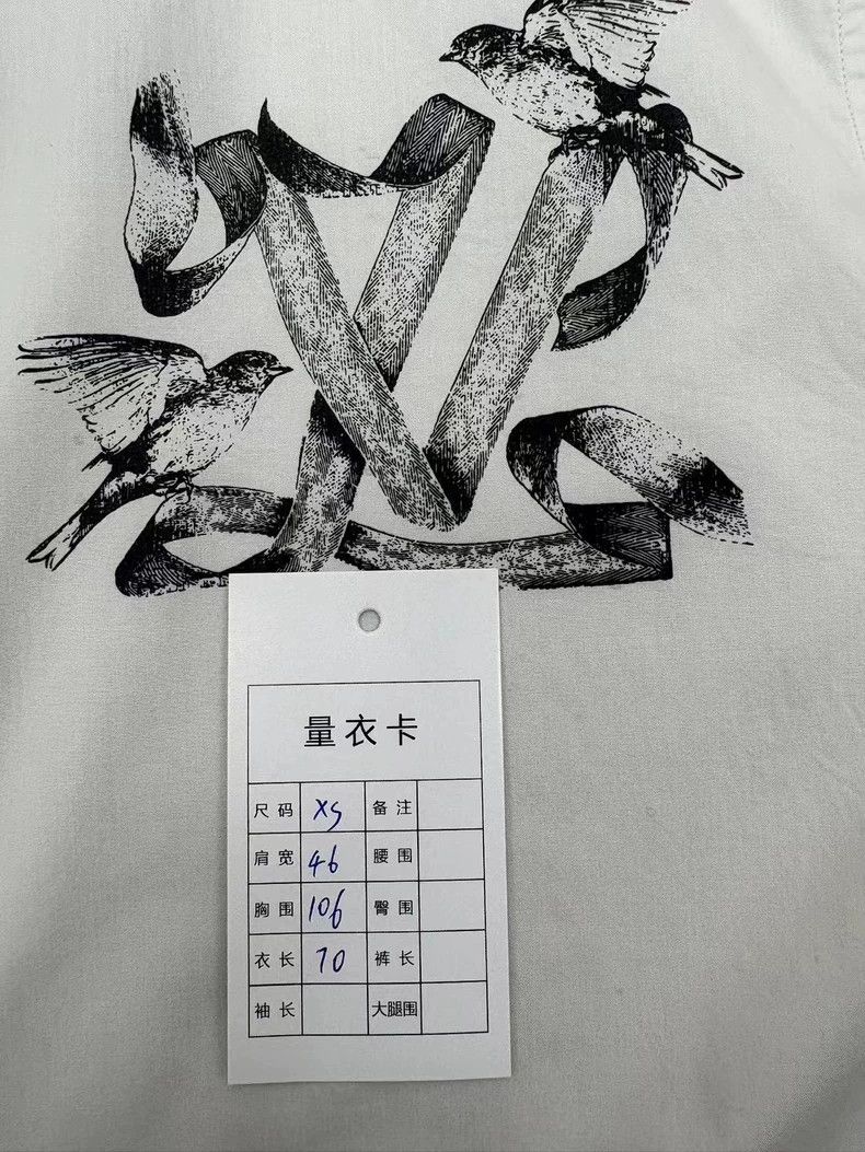 Louis Vuitton LOUIS VUITTON Peace Dove Short Sleeve Shirt 2504-Nextarrow Size US XS / EU 42 / 0 - 9 Thumbnail