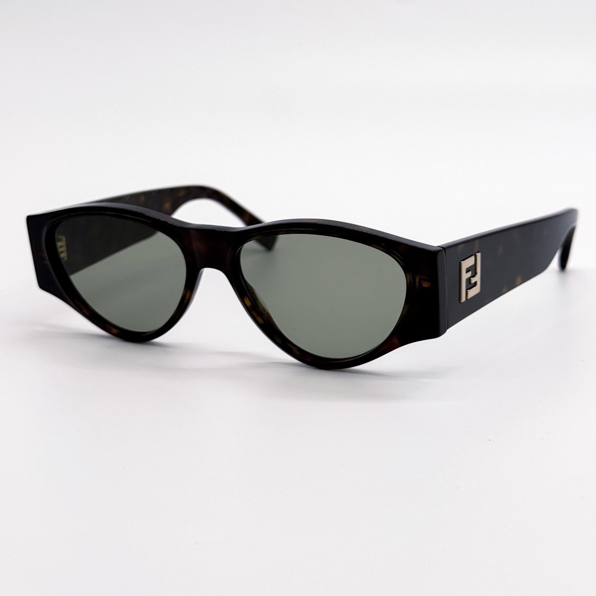 Fendi NEW FE40158I 52E FENDI WOMEN SUNGLASSES HAVANA GREY EYEWEAR Size ONE SIZE - 2 Thumbnail