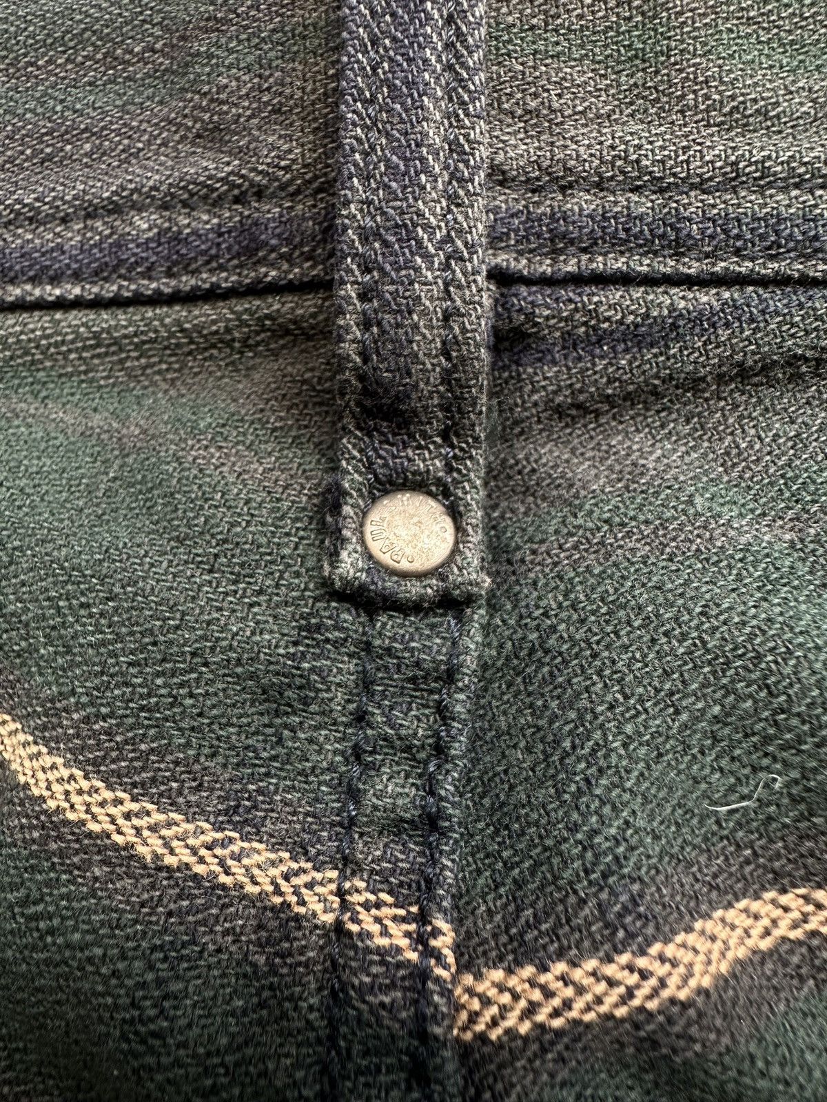 00’s Paul Smith Green Label Japan made plaid jeans