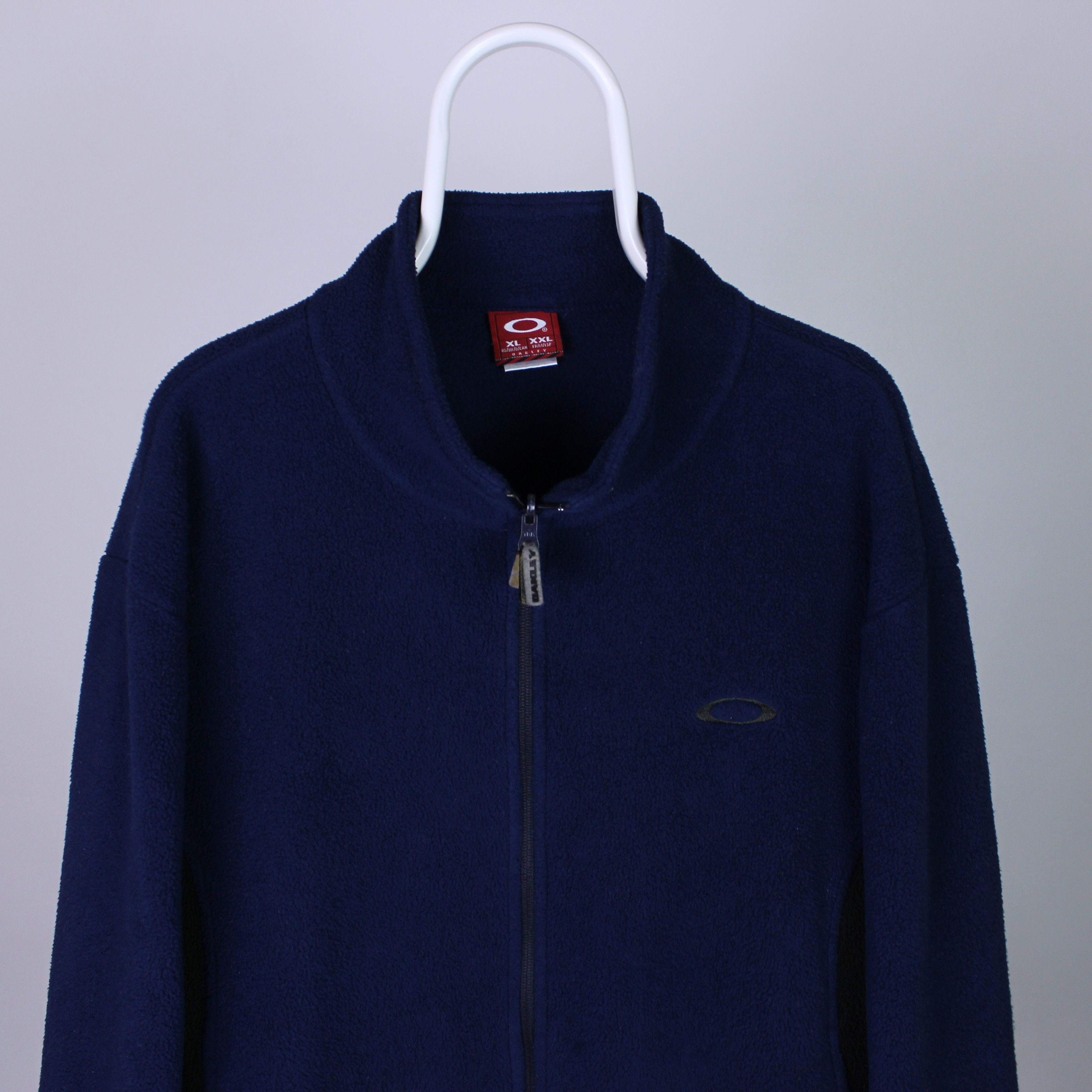 Oakley oakley y2k vintage full zip fleece heavy L XL blue Size US XL / EU 56 / 4 - 3 Thumbnail