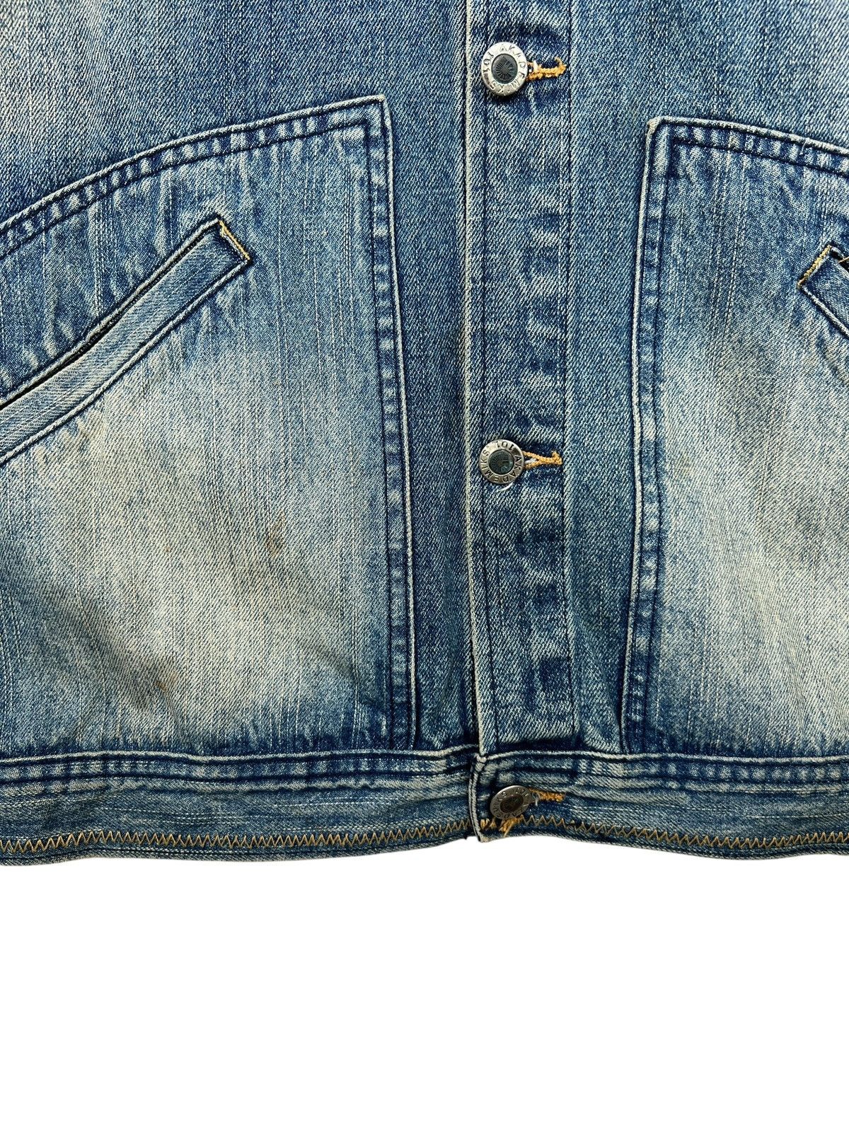 Akademiks Vintage Y2K Akademiks Sandwash Faded Chore Denim Jacket Size US XL / EU 56 / 4 - 5 Thumbnail