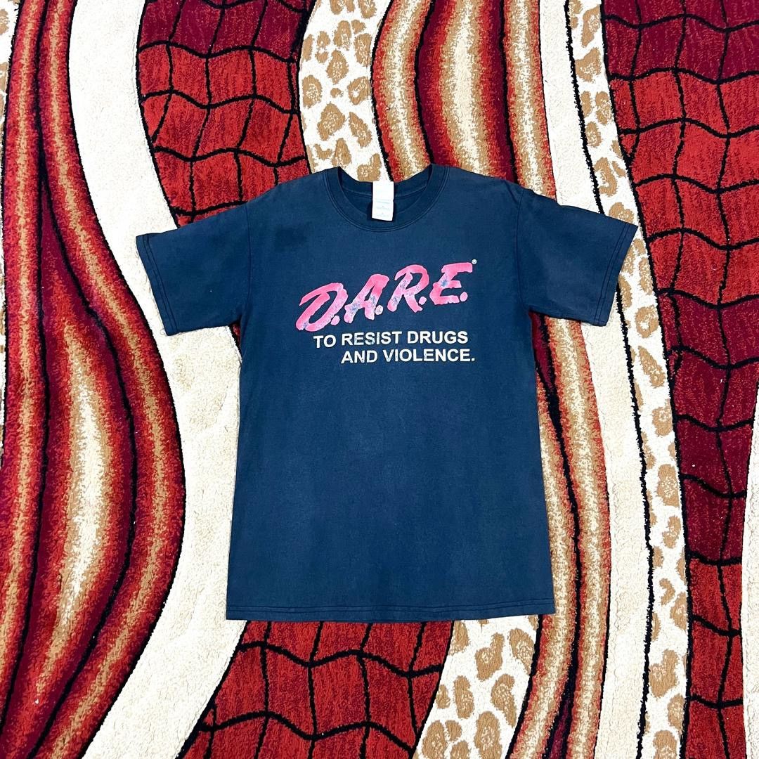 D.A.R.E Vintage Thrashed Faded D.A.R.E T Shirt Size US S / EU 44-46 / 1 - 1 Thumbnail