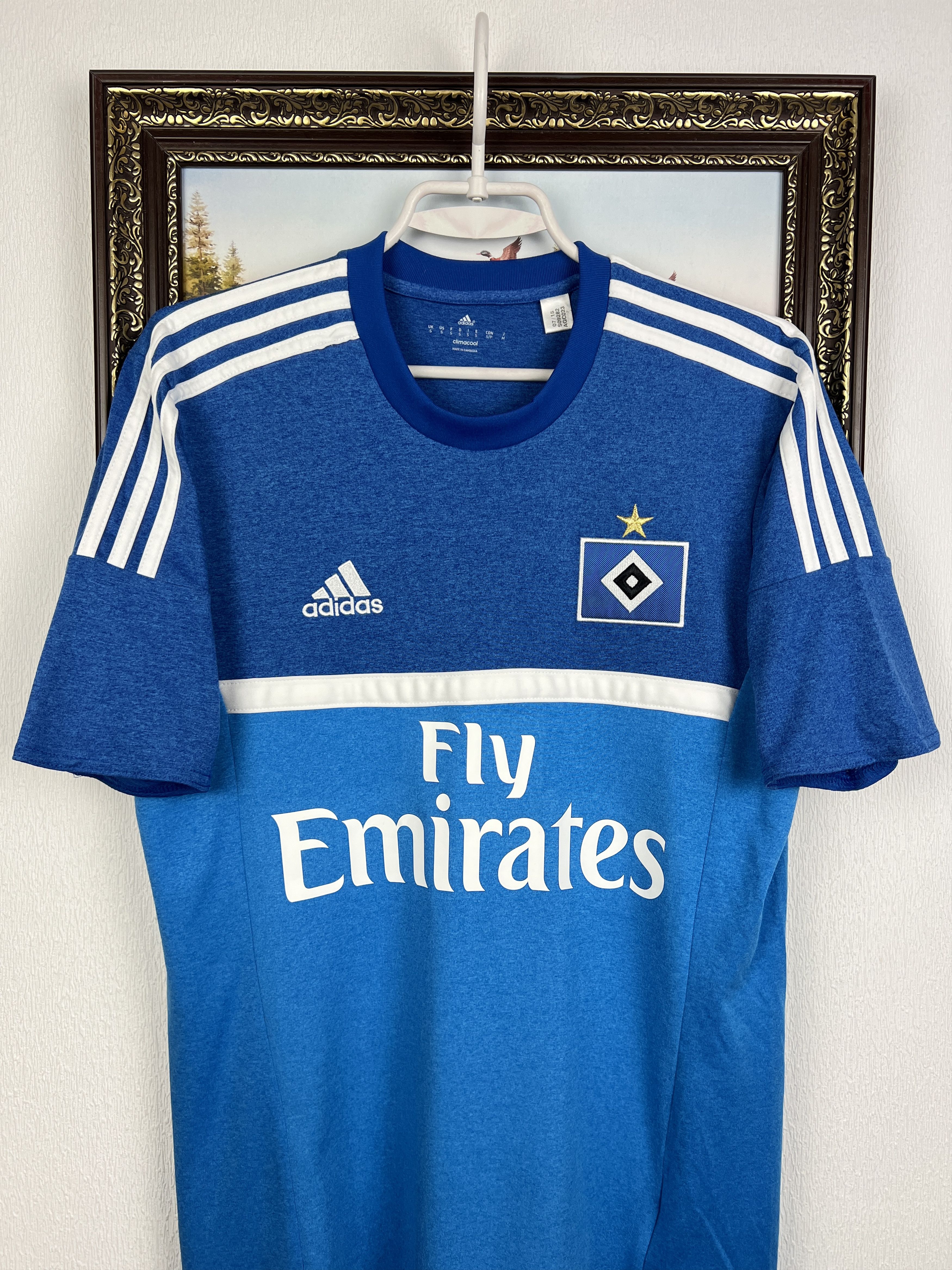 Adidas Hamburg Third football shirt 2016 Soccer Jersey Trikot Size US S / EU 44-46 / 1 - 2 Thumbnail