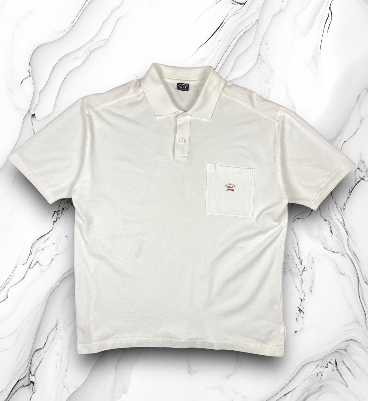 Paul & Shark × Vintage Vintage Paul & Shark Yachting Polo Tee T Shirt Size XL Size US XL / EU 56 / 4 - 1 Thumbnail