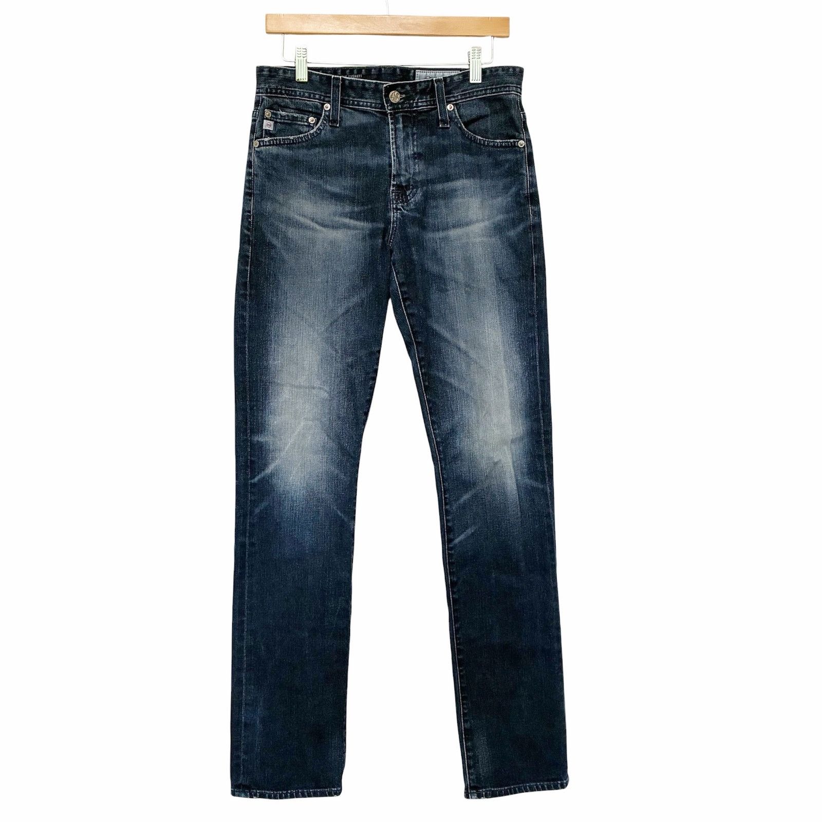 AG Adriano Goldschmied AG Adriano Goldschmied Everett Slim Straight Jeans Sz 30x34 Size US 30 / EU 46 - 1 Thumbnail