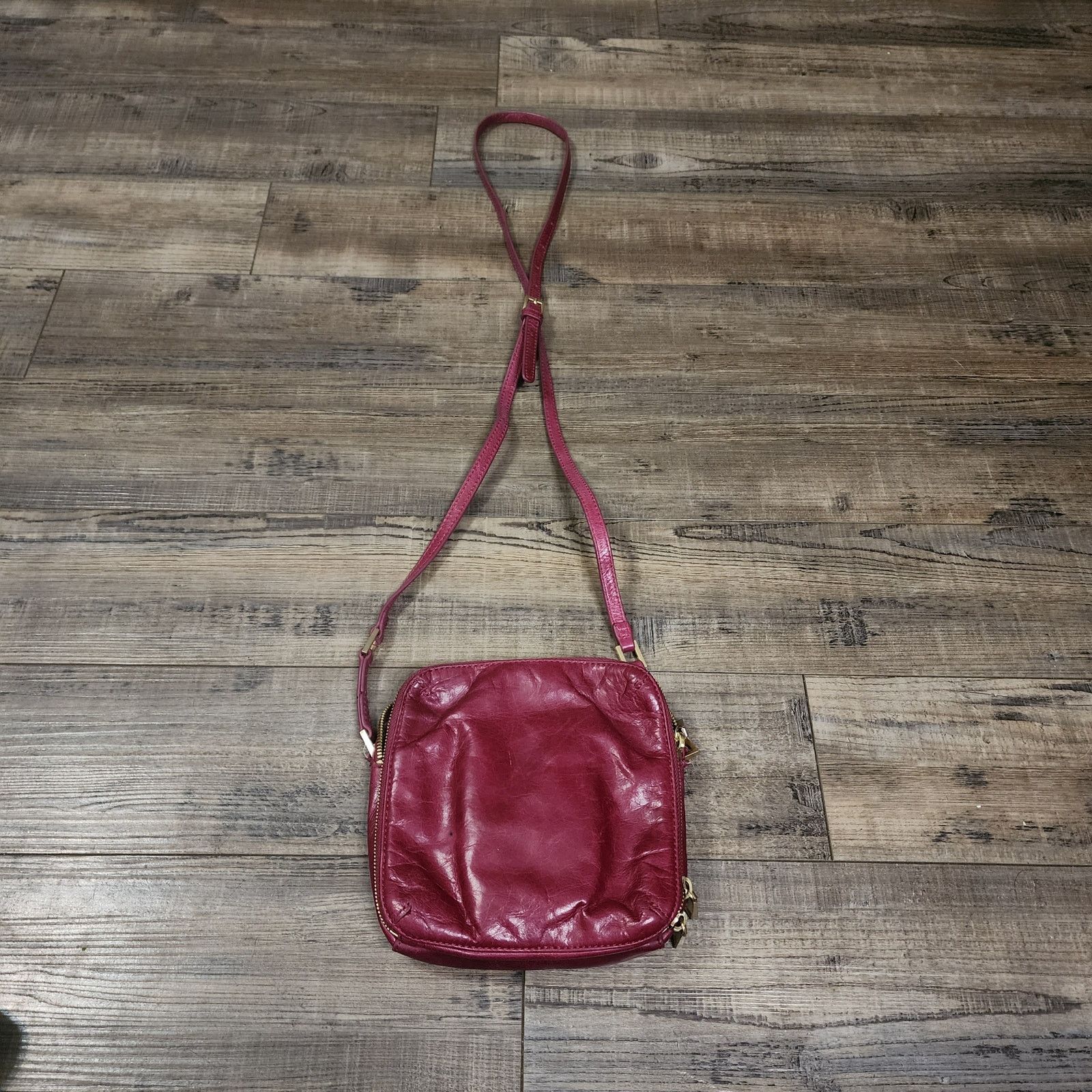 Hobo Hobo crossbody bag small square Maroon beautiful interior E Size ONE SIZE - 1 Thumbnail
