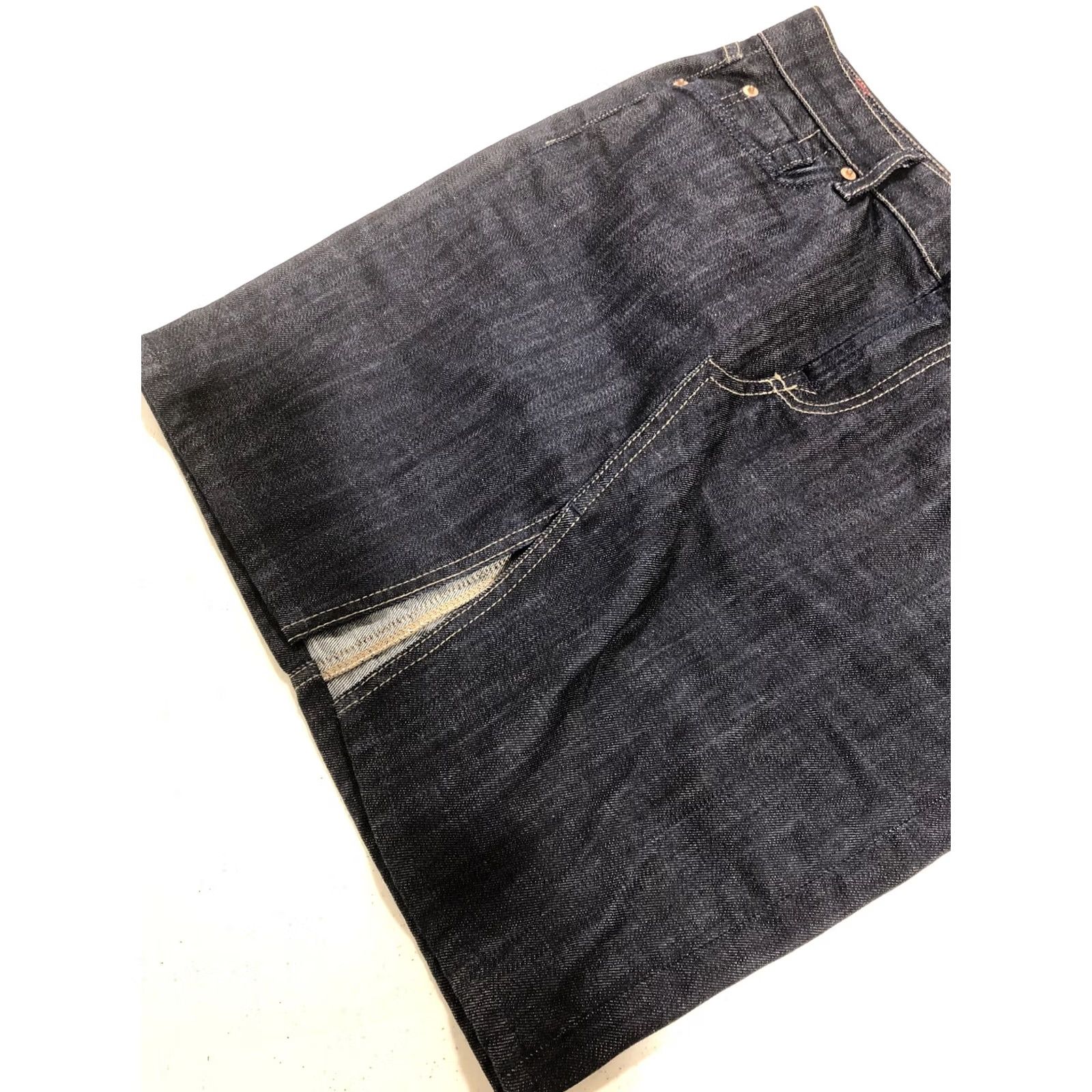7 For All Mankind VINTAGE? No. 7 For All Mankind Denim Jean Skirt Blue 28 Cotton USA Womens Regular Skirt Short Flare Slit 32” Waist Size 28" / US 6 / IT 42 - 7 Thumbnail