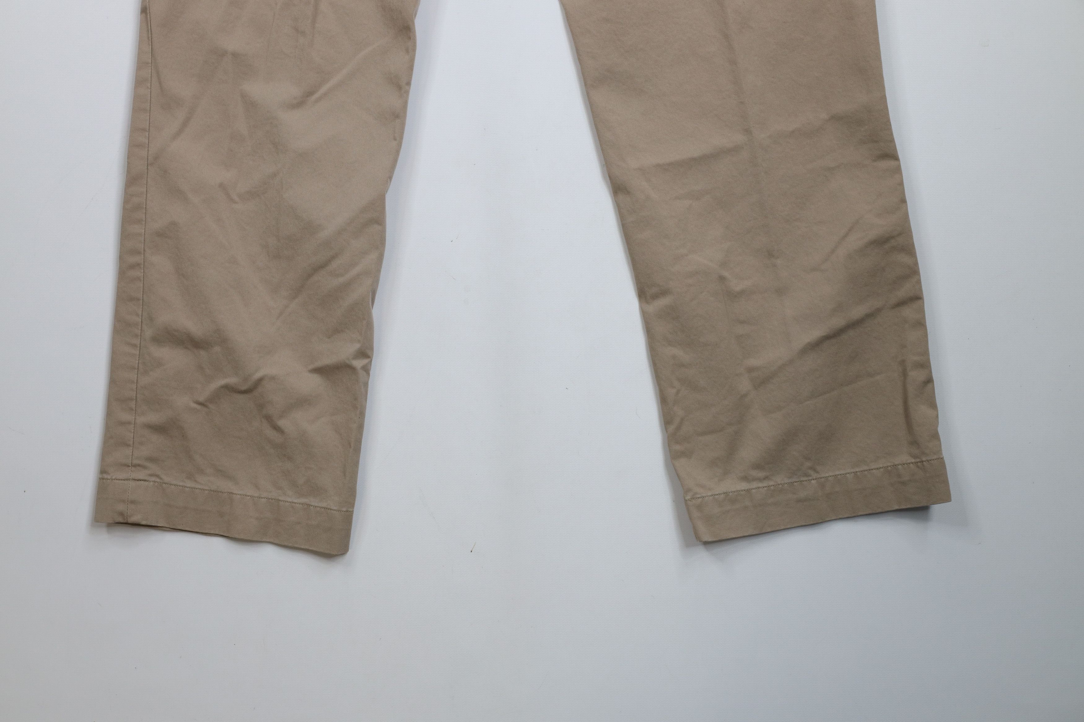 Ralph Lauren × Vintage Vintage Ralph Lauren Wide Leg Chino Pants Trousers Beige Size US 36 / EU 52 - 12 Thumbnail