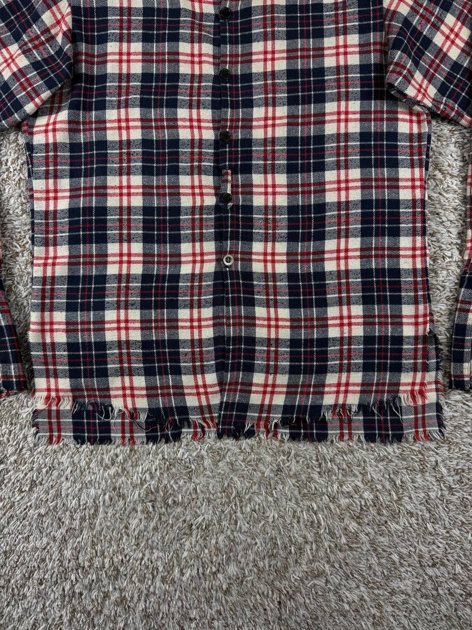 Greg Lauren Greg Lauren Flannel Plaid Shirt Long Sleeve Size US L / EU 52-54 / 3 - 3 Thumbnail