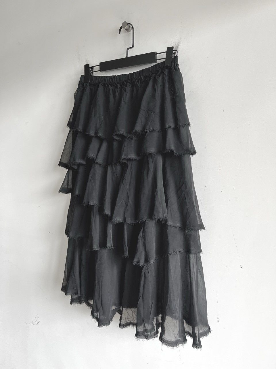 Comme des Garcons COMME des GARCONS - Double Layer Pleated Midi Skirt Size 25" / US 0 / IT 36 - 3 Thumbnail