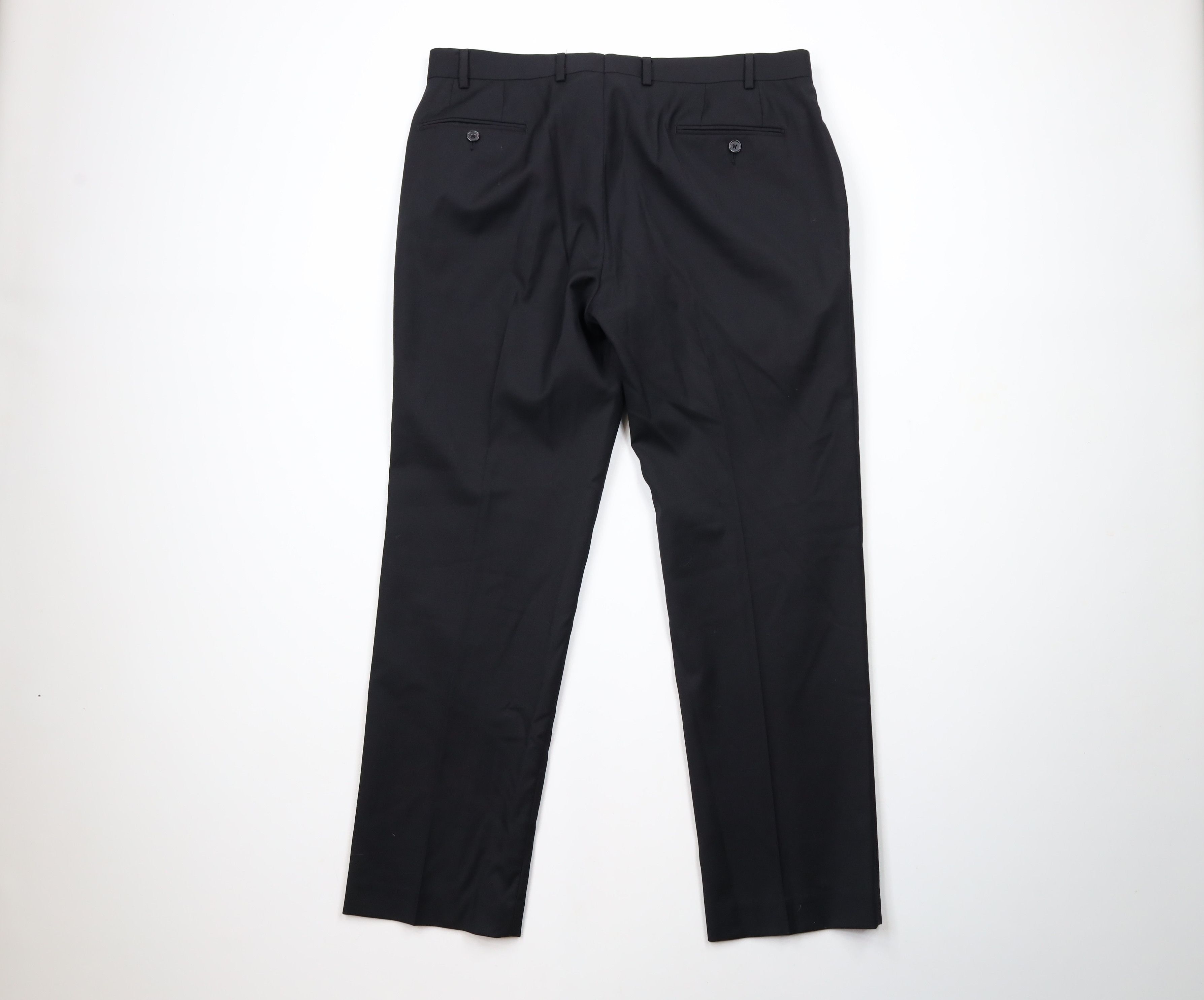 Ralph Lauren × Vintage Vintage Ralph Lauren Stretch Chino Pants Trousers Black Size US 36 / EU 52 - 8 Thumbnail