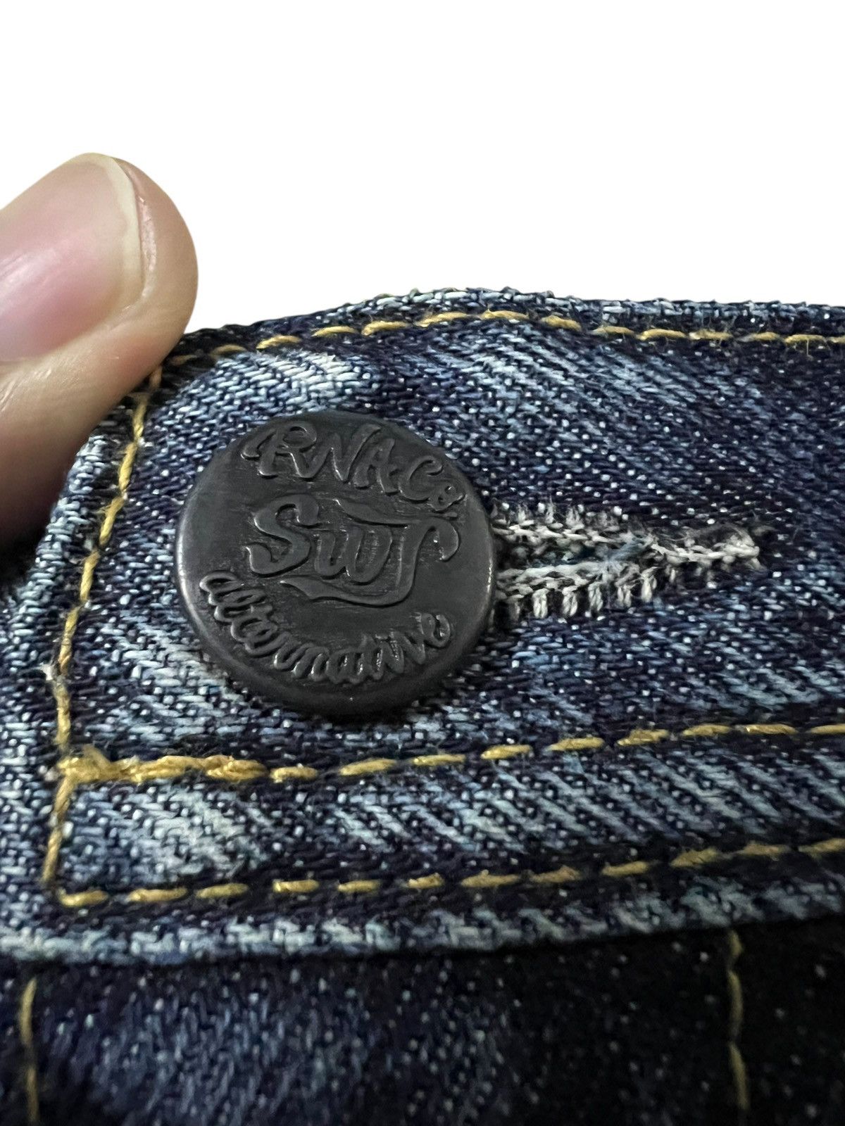 If Six Was Nine × Japanese Brand × Le Grande Bleu (L.G.B.) Ditress Jeans Rna Sweat & Co Punk Very Rare Size US 32 / EU 48 - 11 Thumbnail