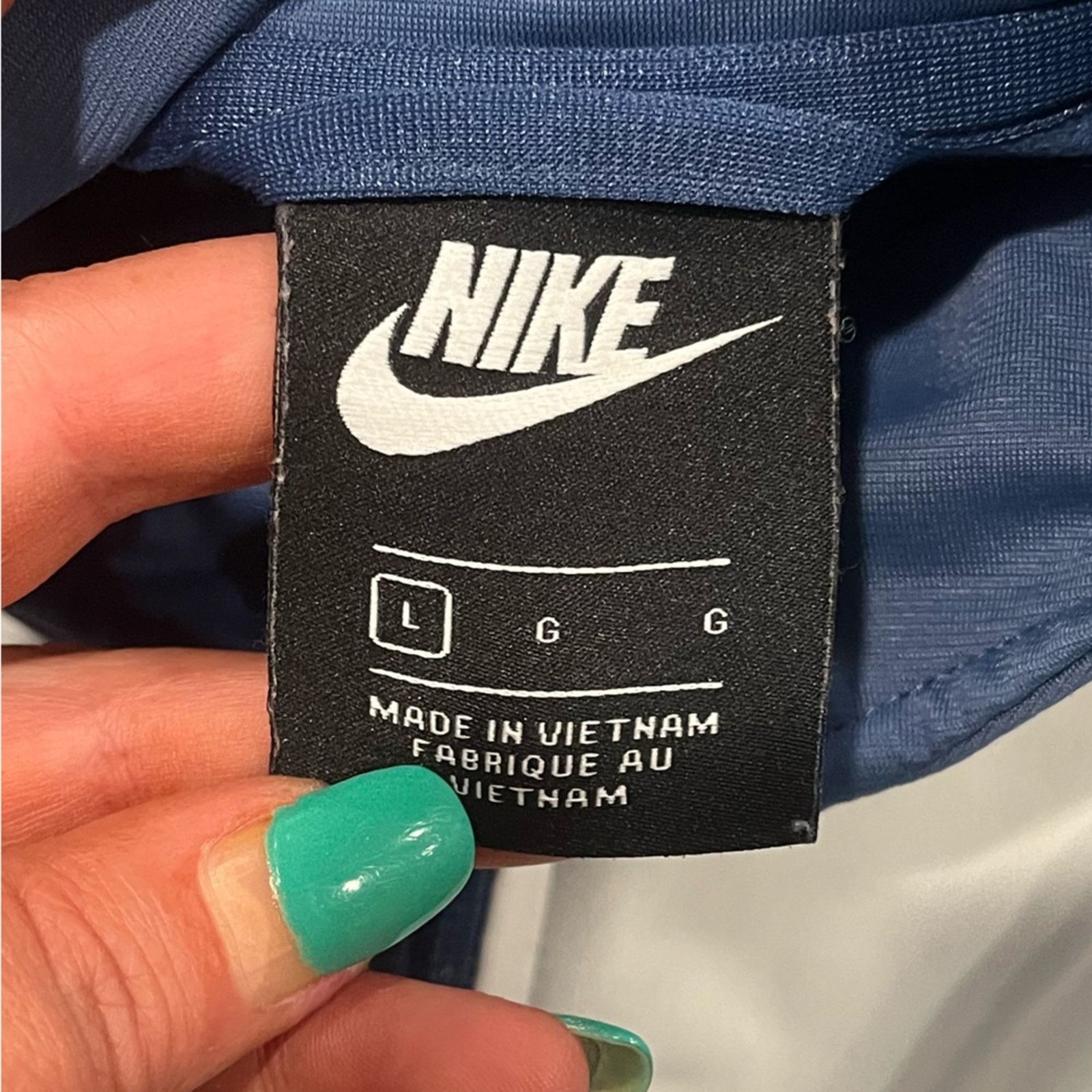 Nike Nike Cropped Track Jacket Heritage Logo Zip Up Size L Size US L / EU 52-54 / 3 - 4 Thumbnail