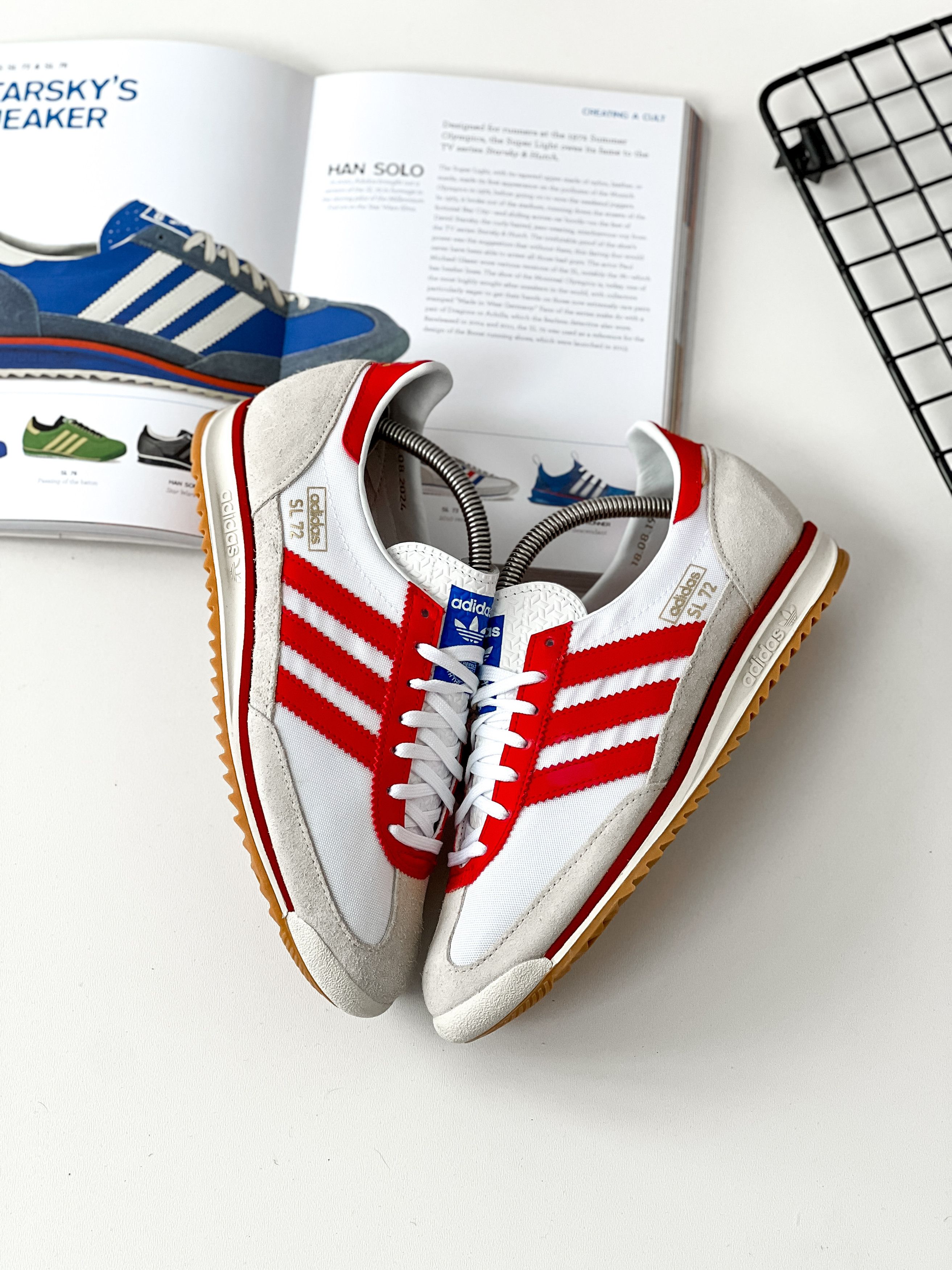 Adidas Adidas SL 72 | 75th Anniversary White Better Scarlet JP5277 Size US 8.5 / IT 38.5 - 2 Thumbnail
