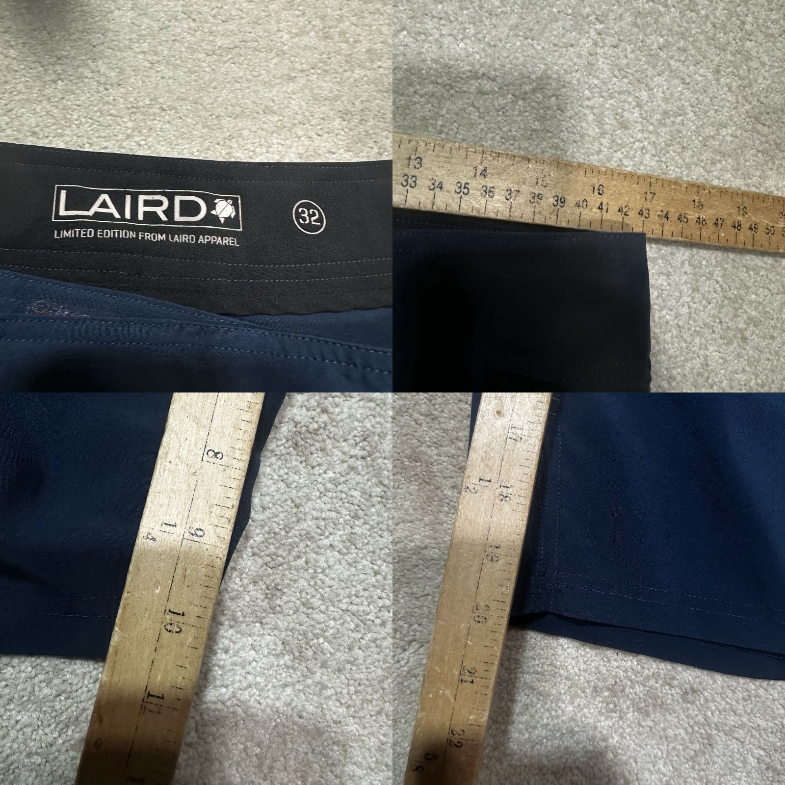 Vintage Laird Limited Edition Island Performance Board Shorts Mens 32 Blue Stretch Board Shorts Lifeguard Surfing Mens Regular XS? Wait. Size US 32 / EU 48 - 8 Thumbnail
