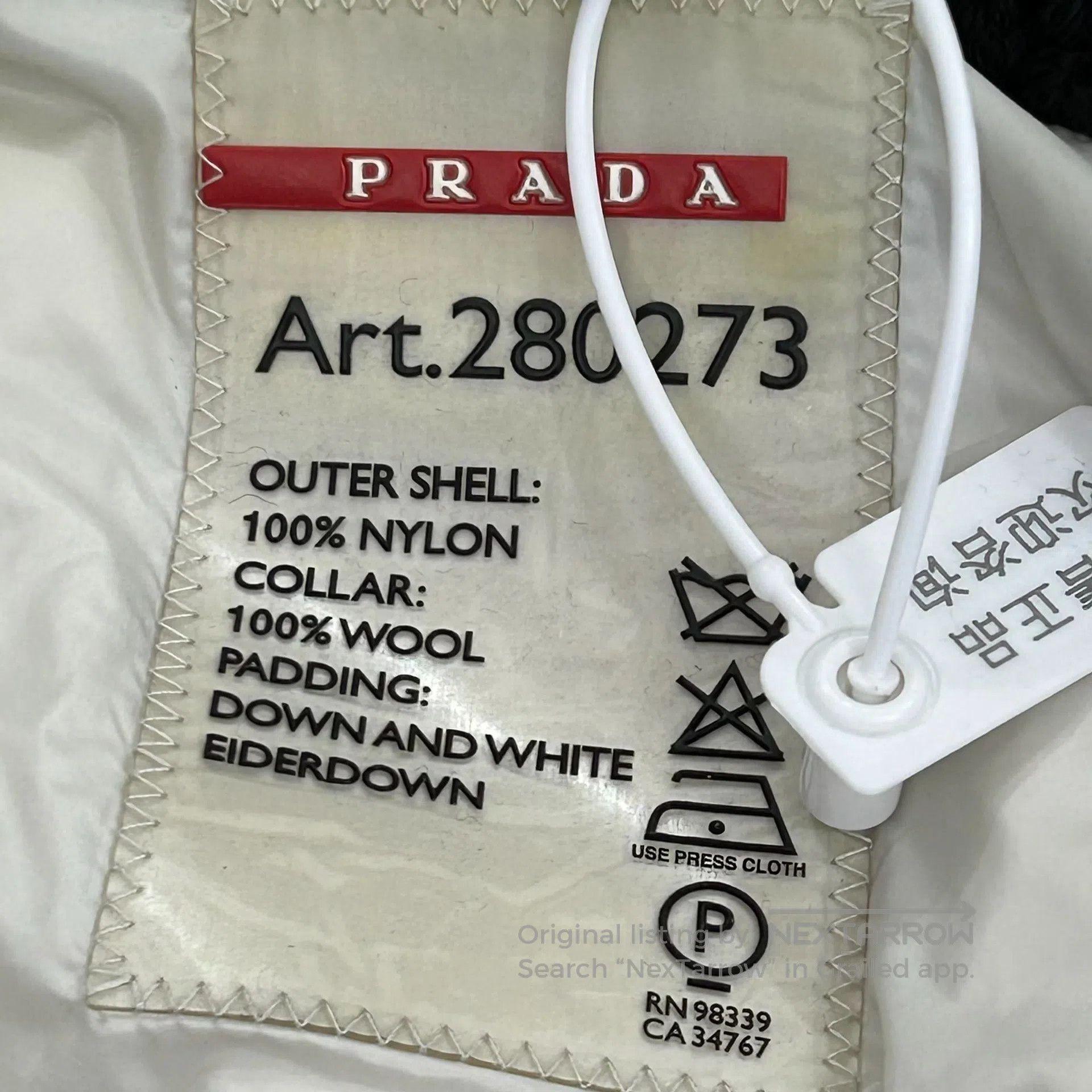 Prada Prada size38 Black glossy down jacket Size L / US 10 / IT 46 - 3 Thumbnail