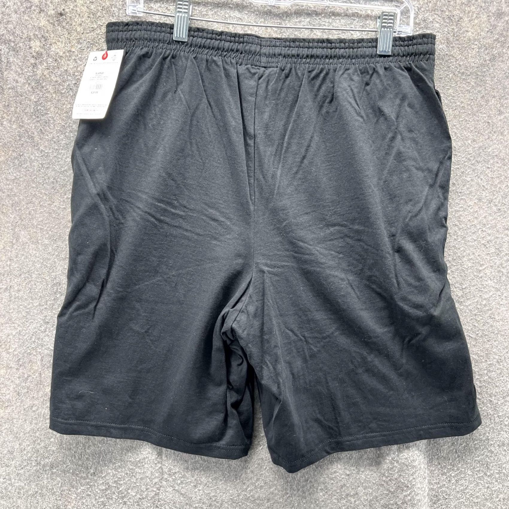 Champion Champion Jersey Shorts Mens XL Black 9 Inch Athletic Gym Drawstring Pockets Size US XL / EU 56 / 4 - 2 Thumbnail