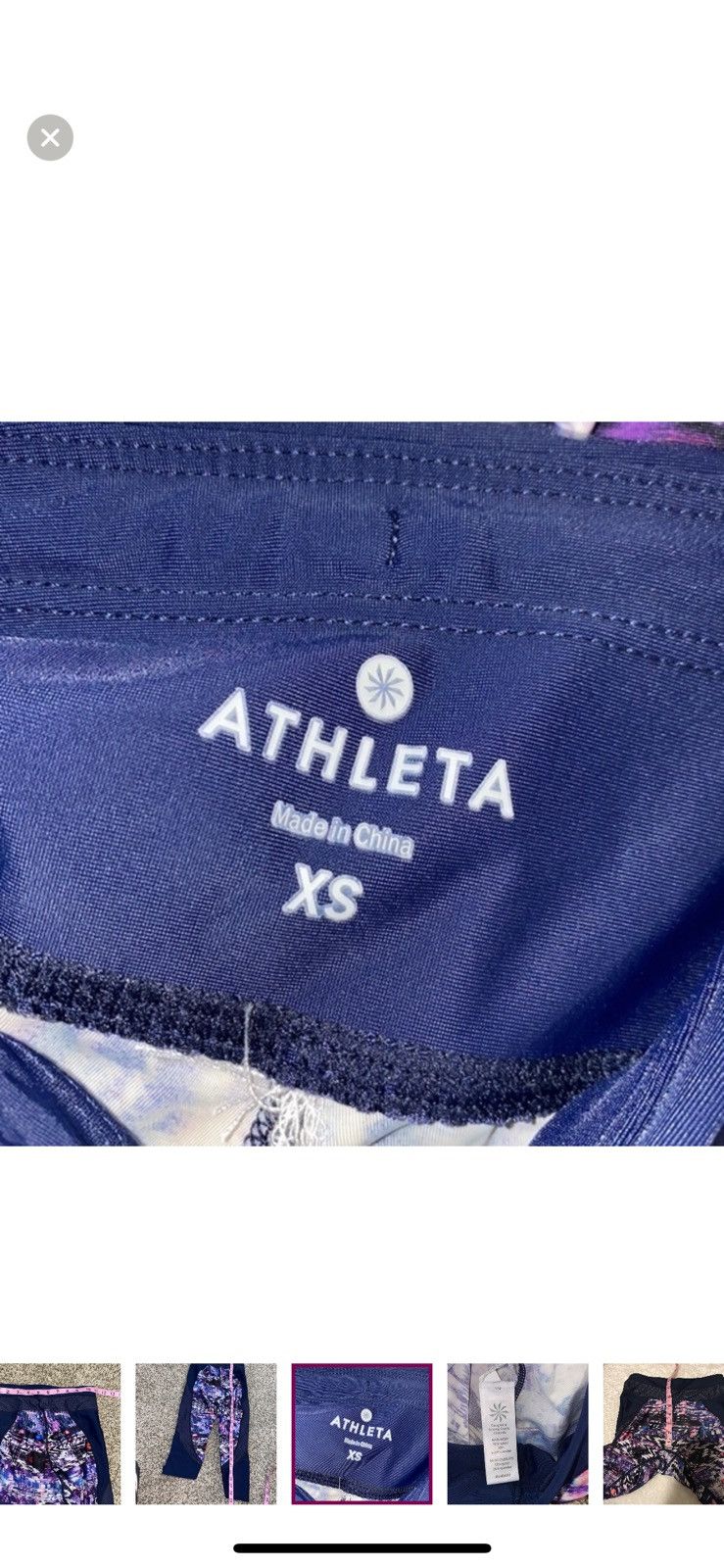 Athleta Athleta XS colorblock trissential swim capri leggings Size 26" / US 2 / IT 38 - 7 Thumbnail