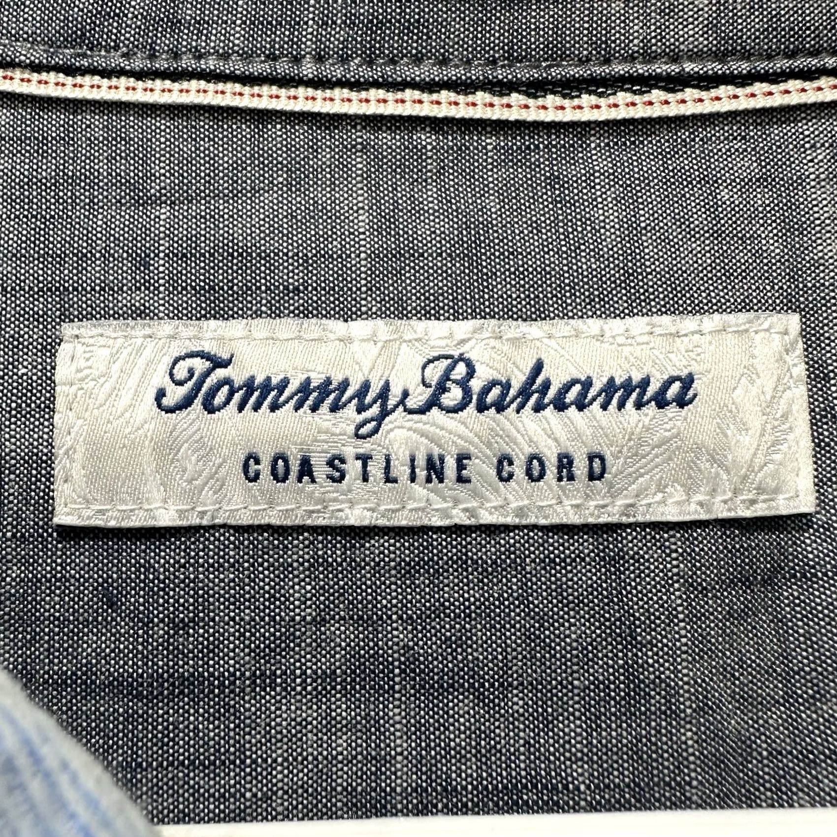 Tommy Bahama Tommy Bahama Shirt Mens 2XL Blue Coastline Cord Button Up Casual Corduroy EUC Size US XXL / EU 58 / 5 - 4 Thumbnail