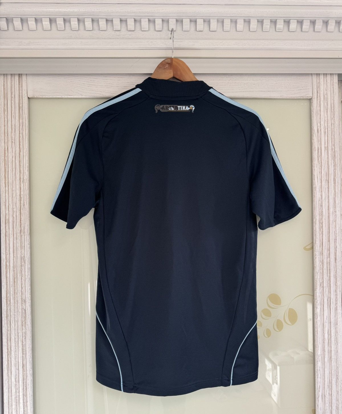 Adidas Argentina 2008-2009 Away Soccer Jersey Football Shirt Kit Size US S / EU 44-46 / 1 - 2 Thumbnail