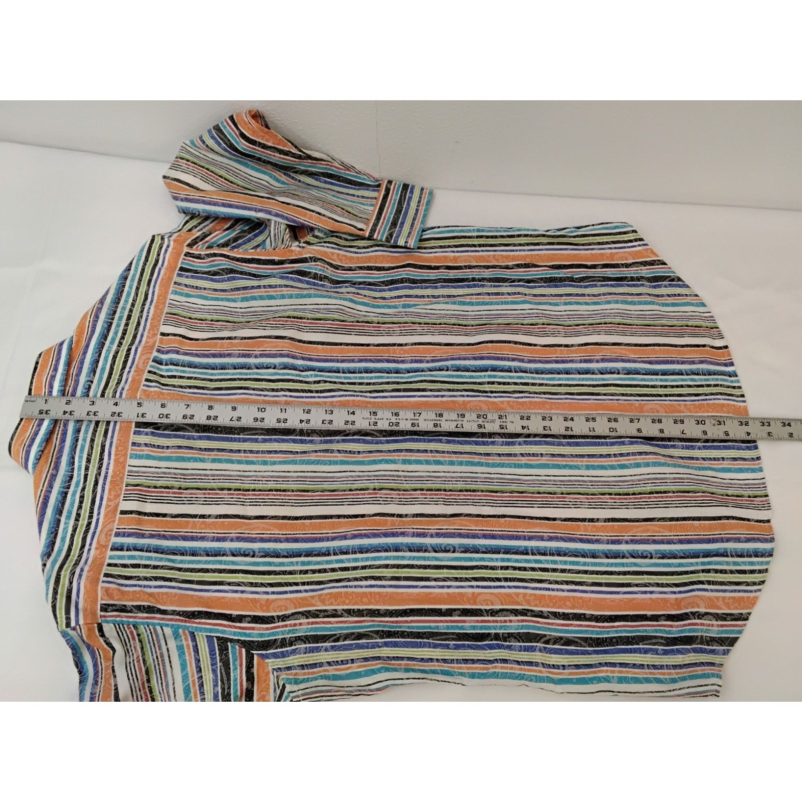 Robert Graham Robert Graham Button Up Shirt Men's L Multicolor Stripe Size US L / EU 52-54 / 3 - 18 Thumbnail