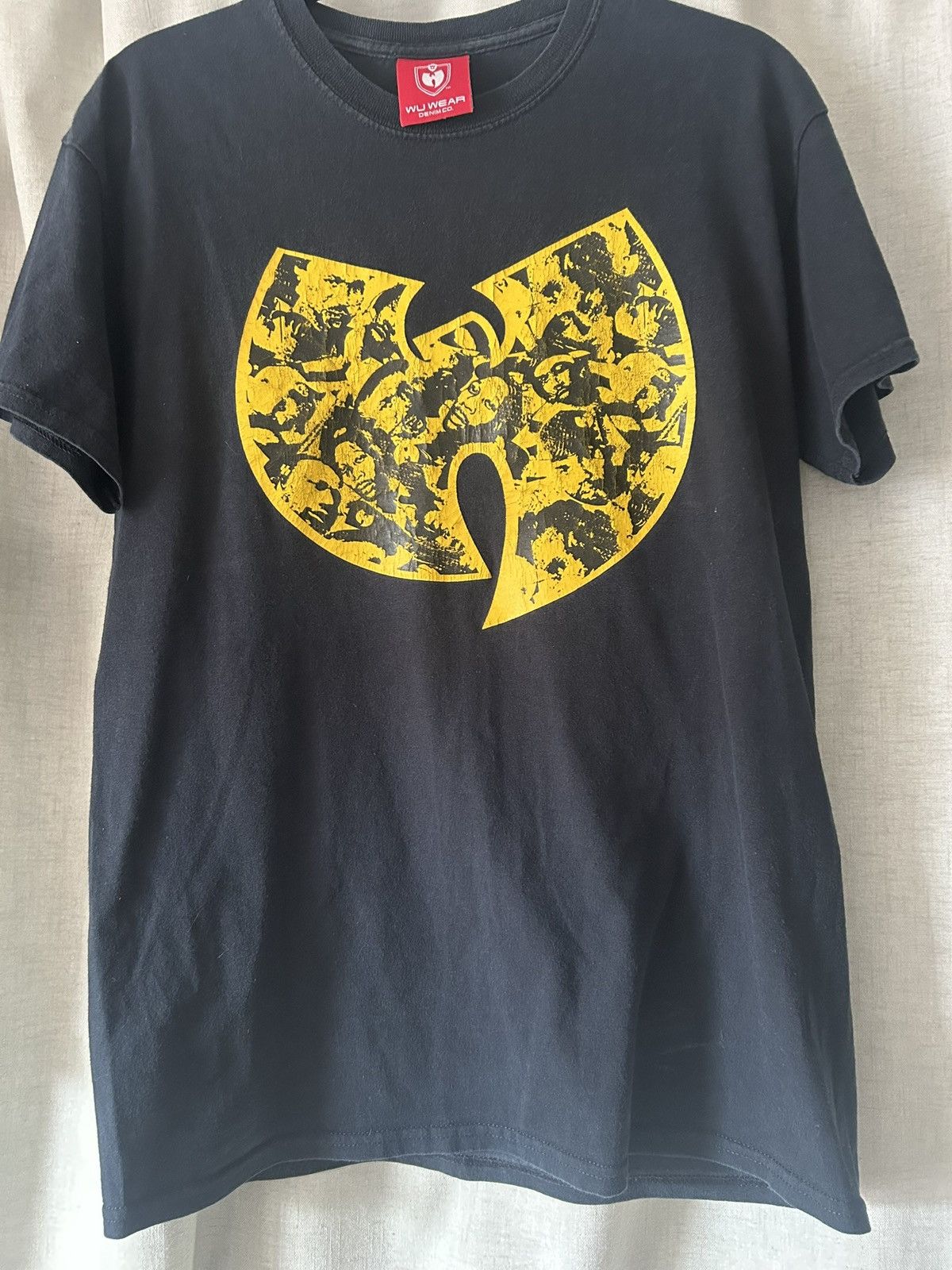 Wu-Tang Clan Wu-Wear Denim ‘Faces’ Tee • Rare • Vintage • Sz-Med Size US M / EU 48-50 / 2 - 1 Thumbnail