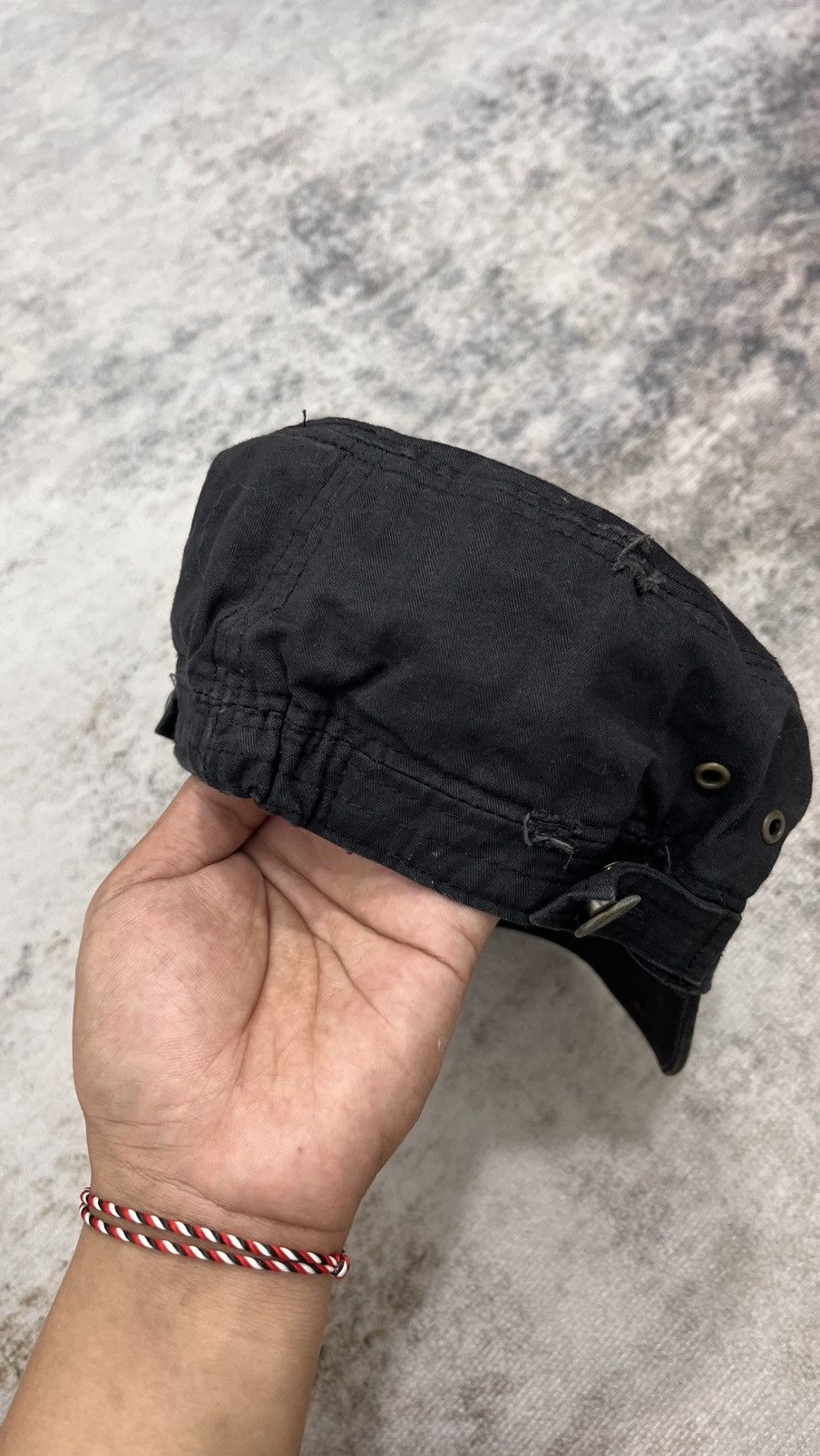 Japanese Brand Skull Punk Distressed Gothic Comando Hats Size ONE SIZE - 3 Thumbnail