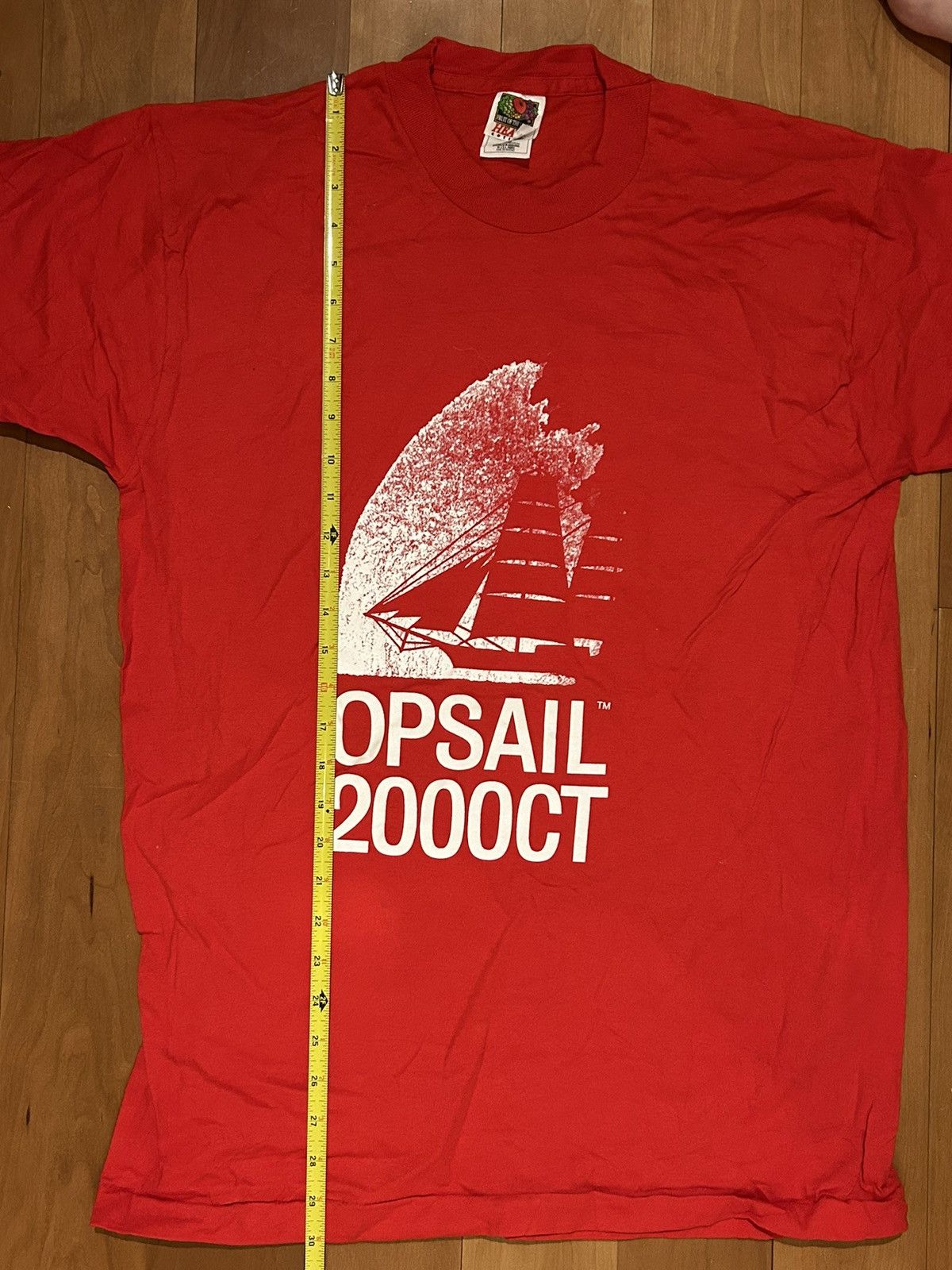Vintage Vintage Red Graphic Tee Size US L / EU 52-54 / 3 - 6 Thumbnail
