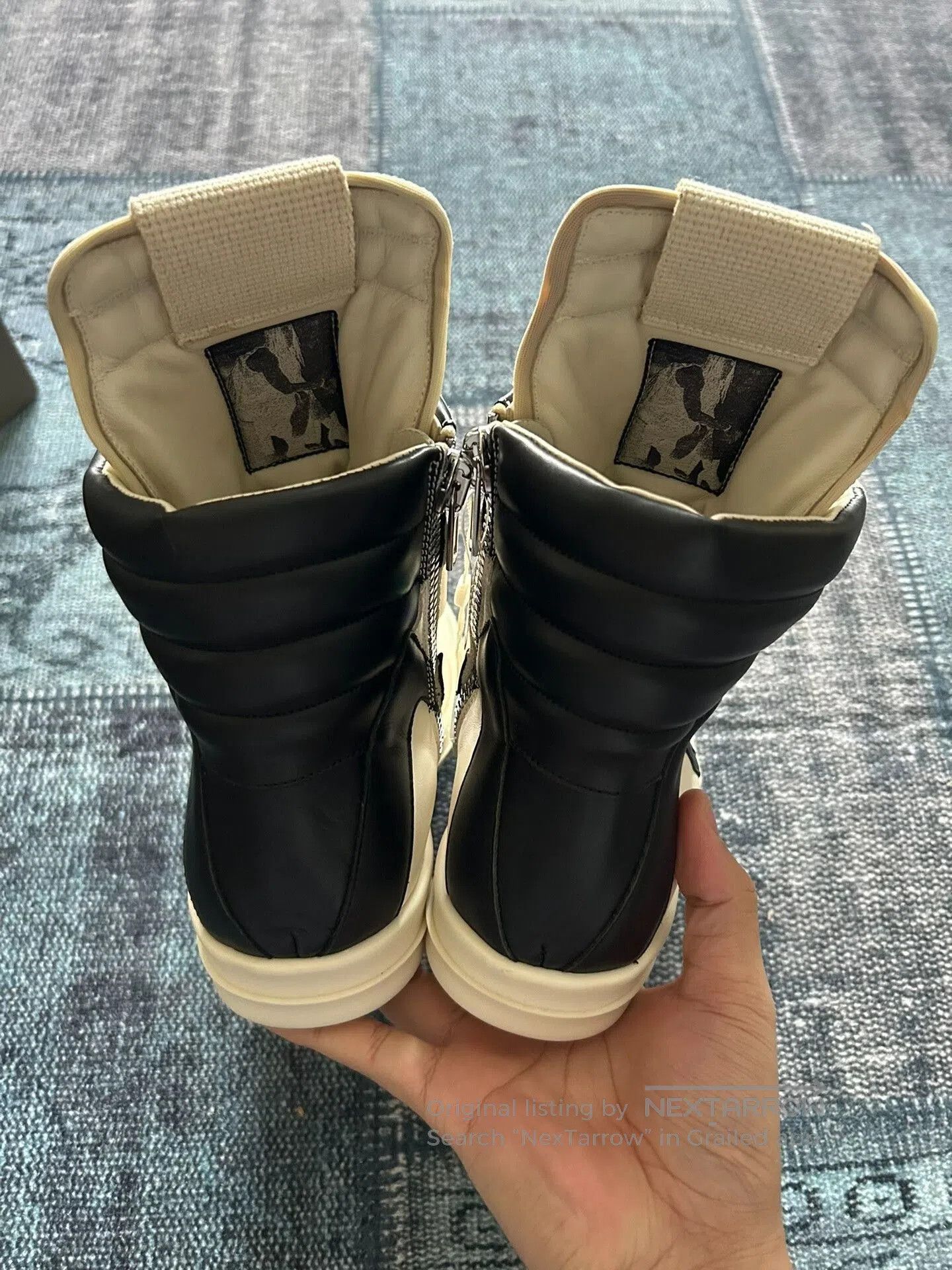 Rick Owens Rick Owens Stylish High-Top Sneakers. Size US 7.5 / EU 40-41 - 5 Thumbnail