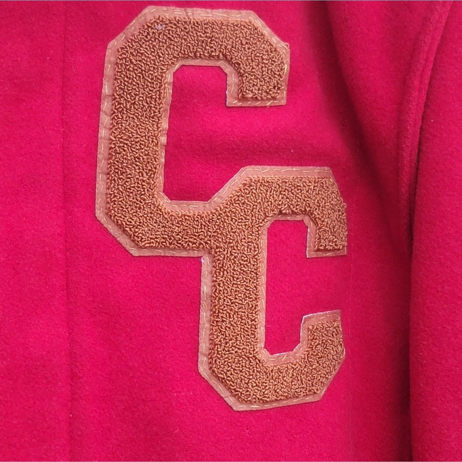 Designer Continual Coincidences Upcycled Vtg Wool Blend Bomber Jacket Size US XXL / EU 58 / 5 - 4 Thumbnail