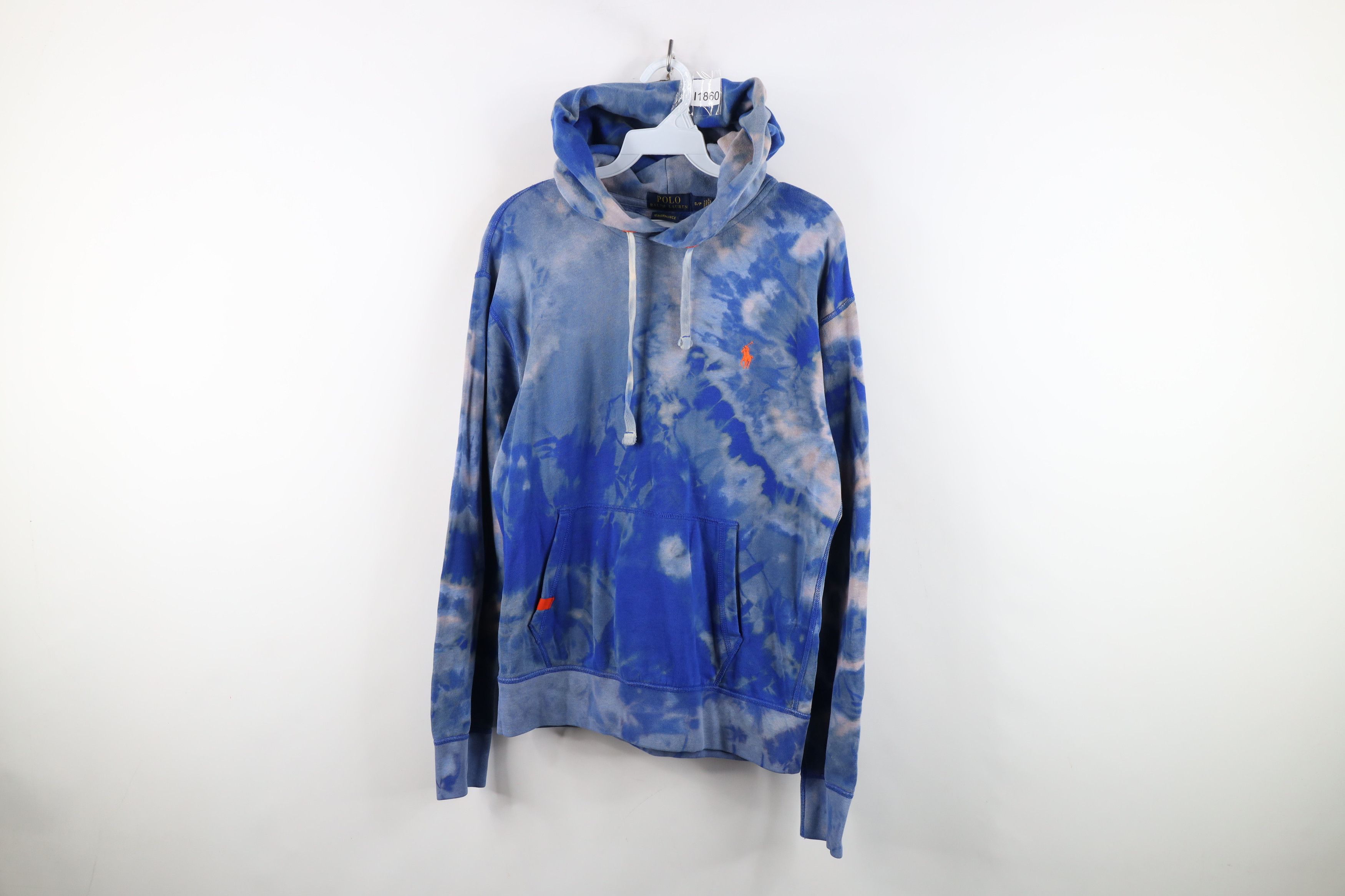 Ralph Lauren Y2K Ralph Lauren Acid Wash Pony Logo Hoodie Sweatshirt Blue Size US S / EU 44-46 / 1 - 1 Thumbnail