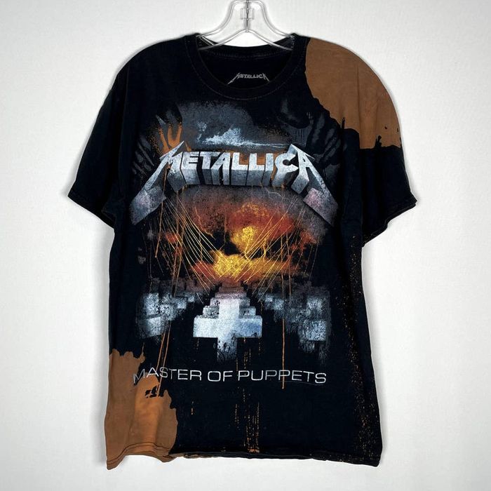 Vintage metallica master sales of puppets t shirt